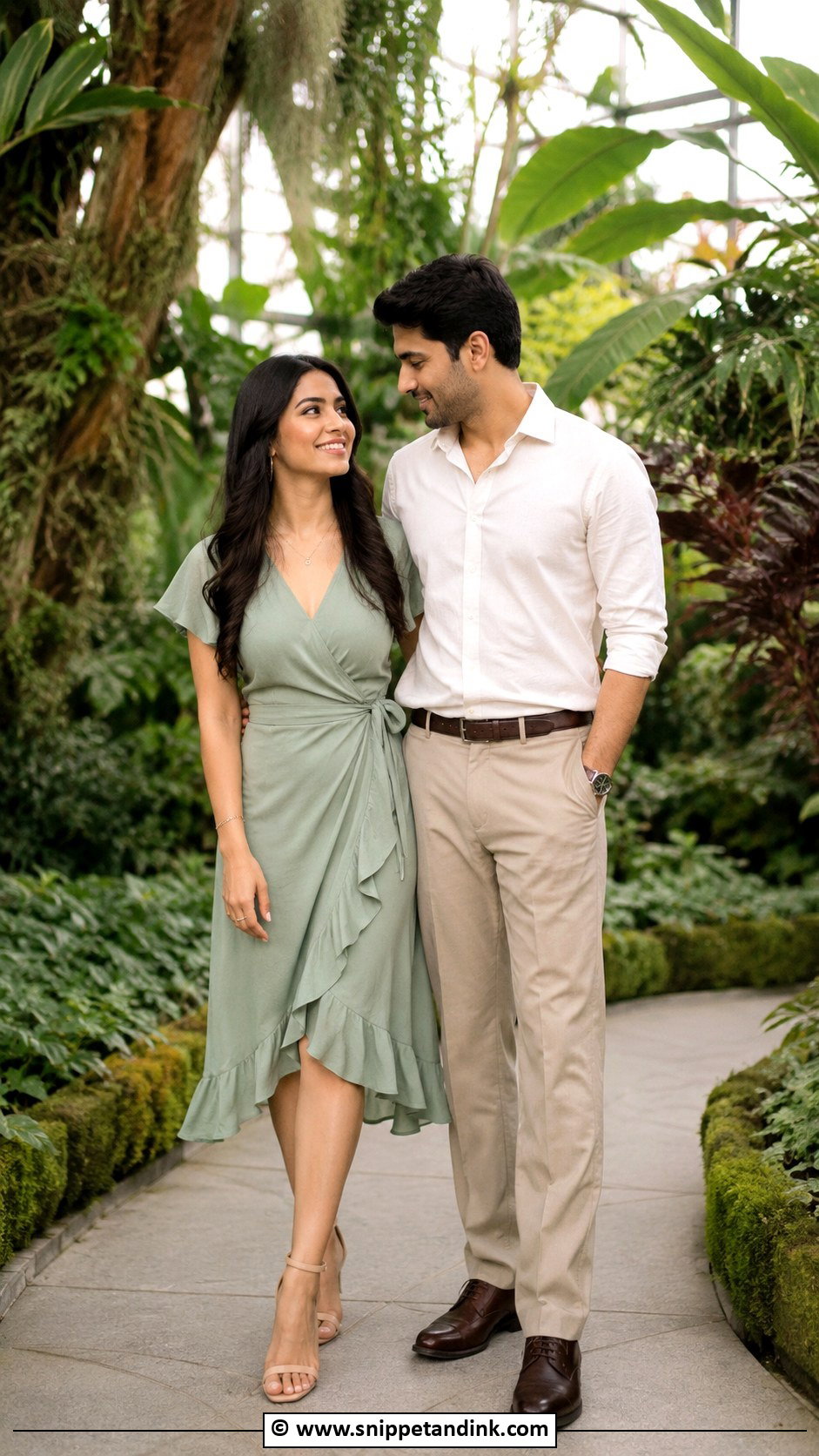 Green Dress Pre Wedding Outfit - Snippet and Ink - 30 Pre Wedding Clothes Idea Ideas