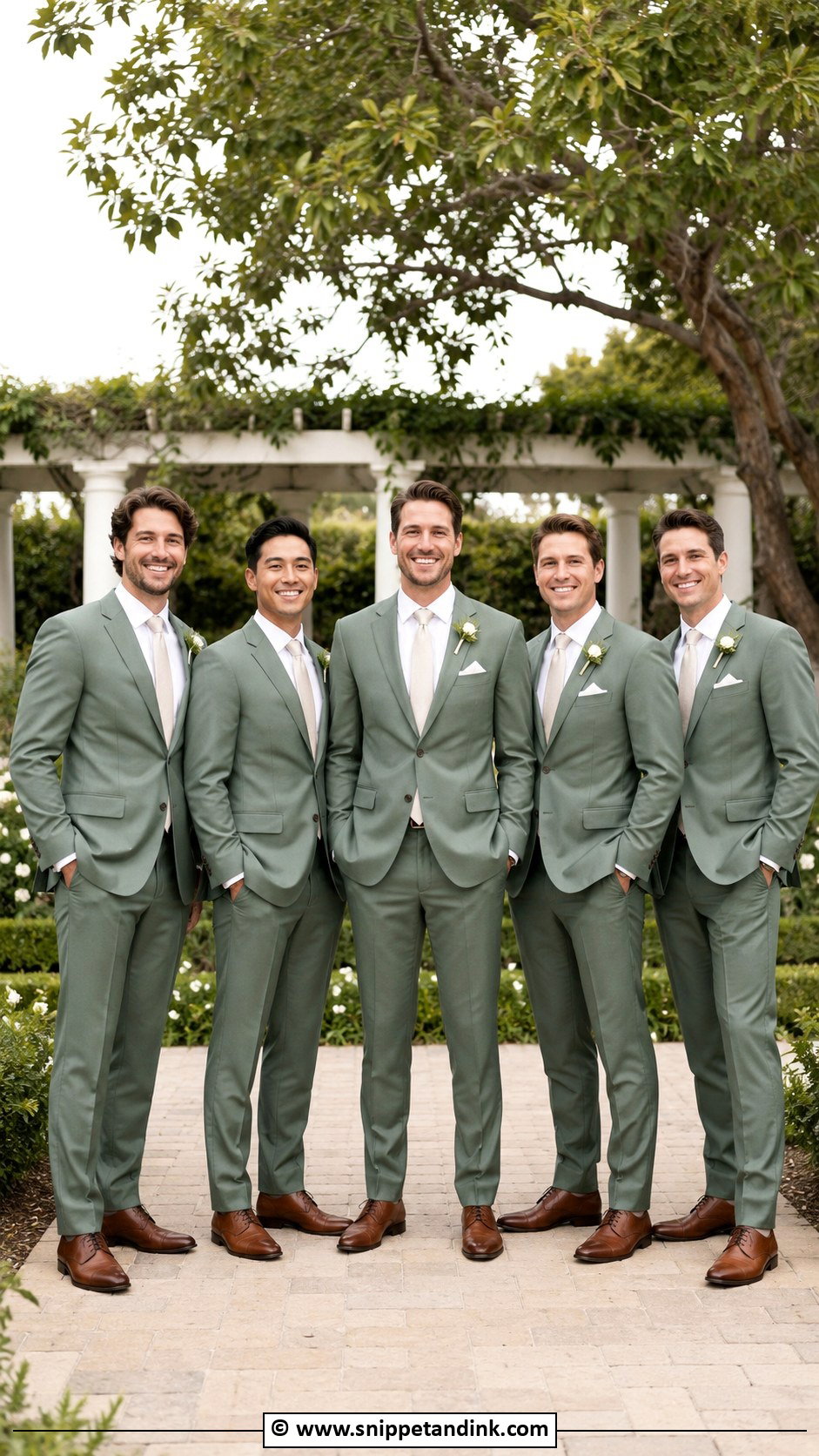Green Groomsmen Suit - Snippet and Ink - 30 Green Wedding Suit Ideas