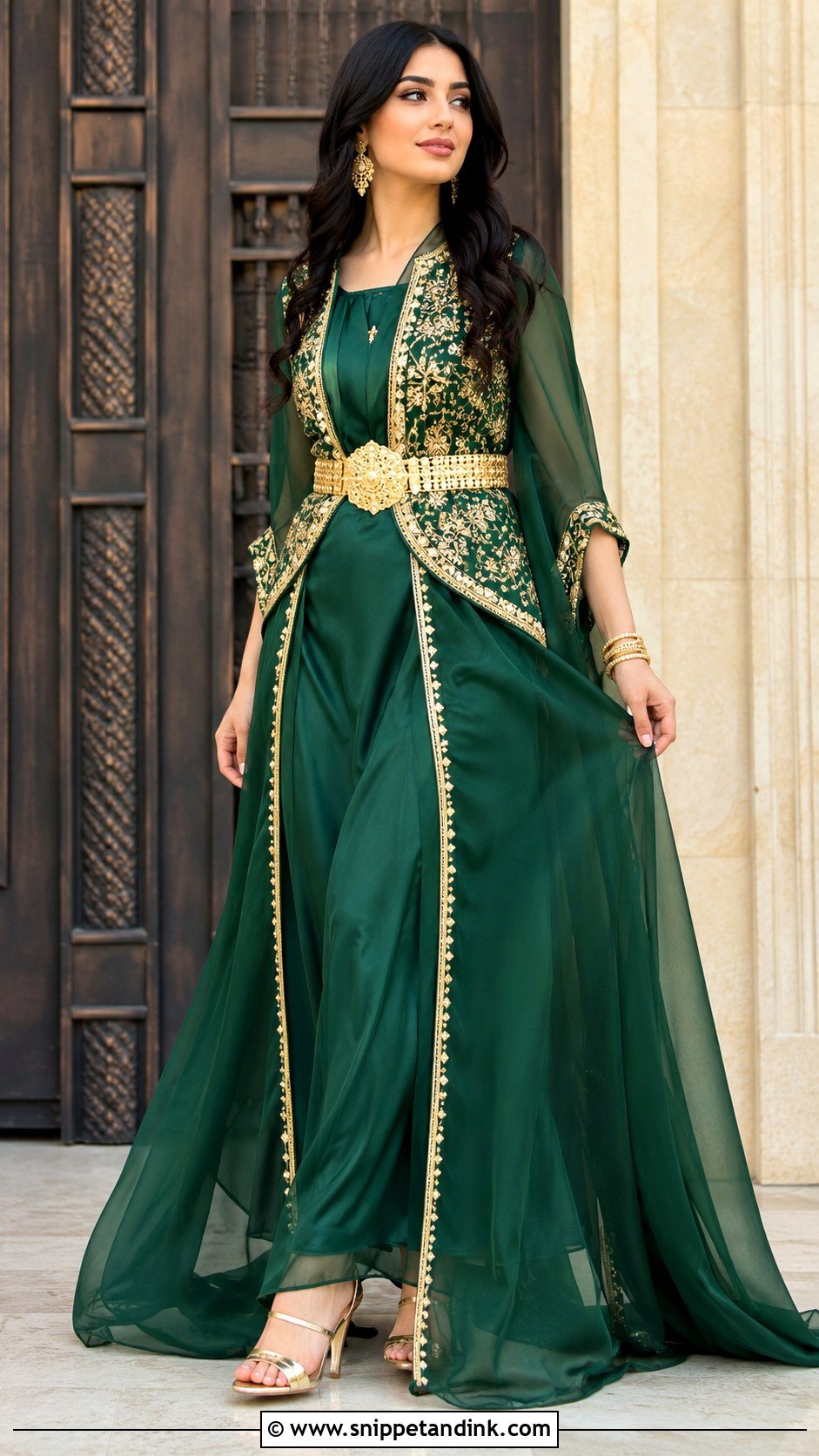 Green Kurdish Wedding Dress - Snippet and Ink - 25 Kurdish Wedding Dress Ideas