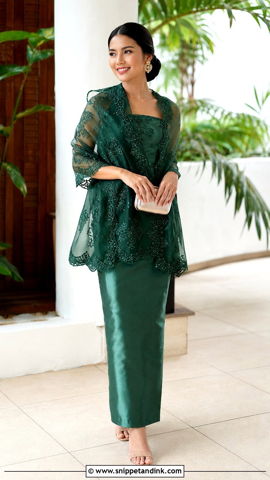 Green Maria Clara Gown - Snippet and Ink - 25 Maria Clara Gown Ideas