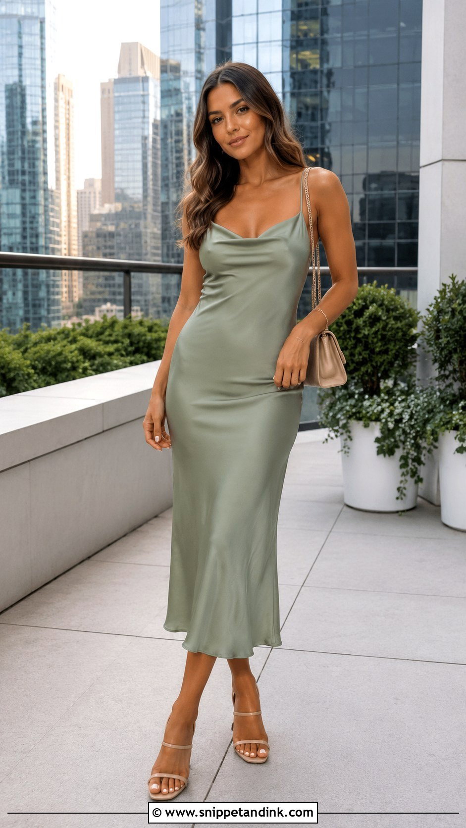 Green Slip Dress For Wedding - Snippet and Ink - 25 Green Dresses for Wedding