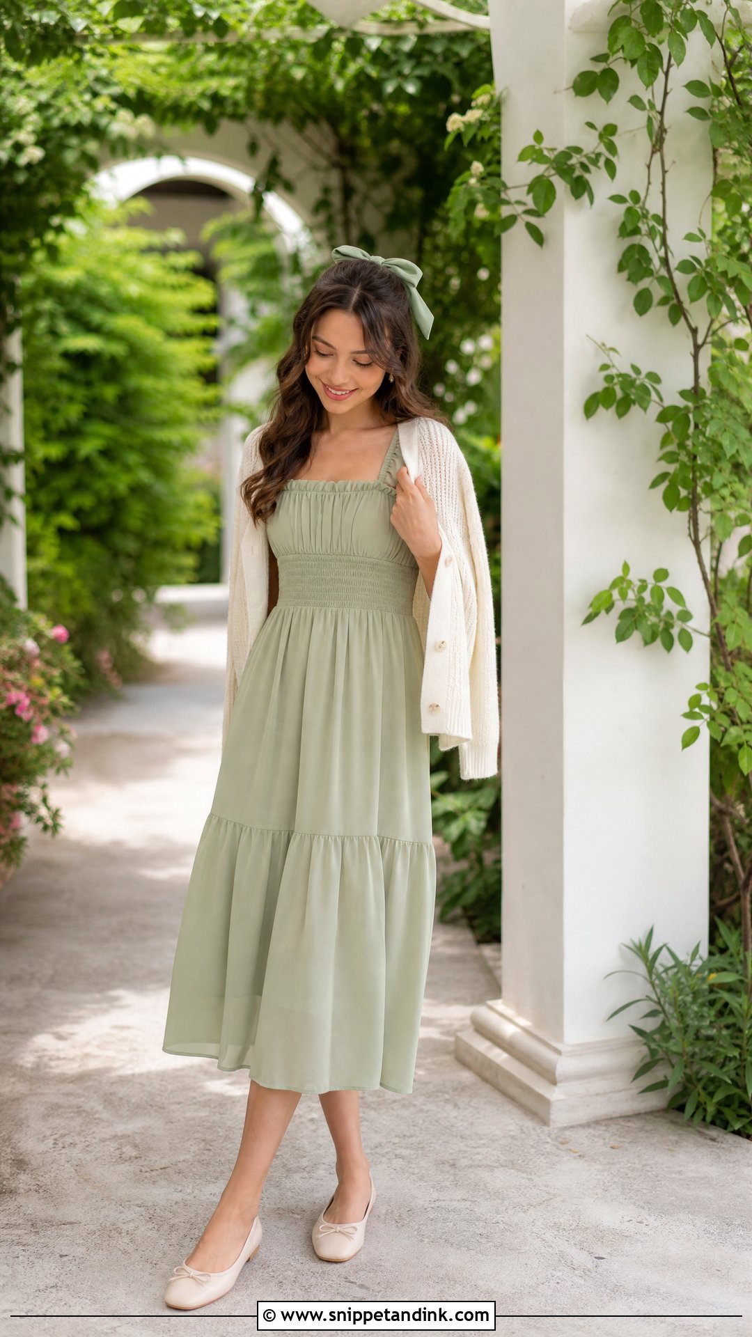 Green Wedding Outfit - Snippet and Ink - 25 Girls Wedding Outfit Ideas