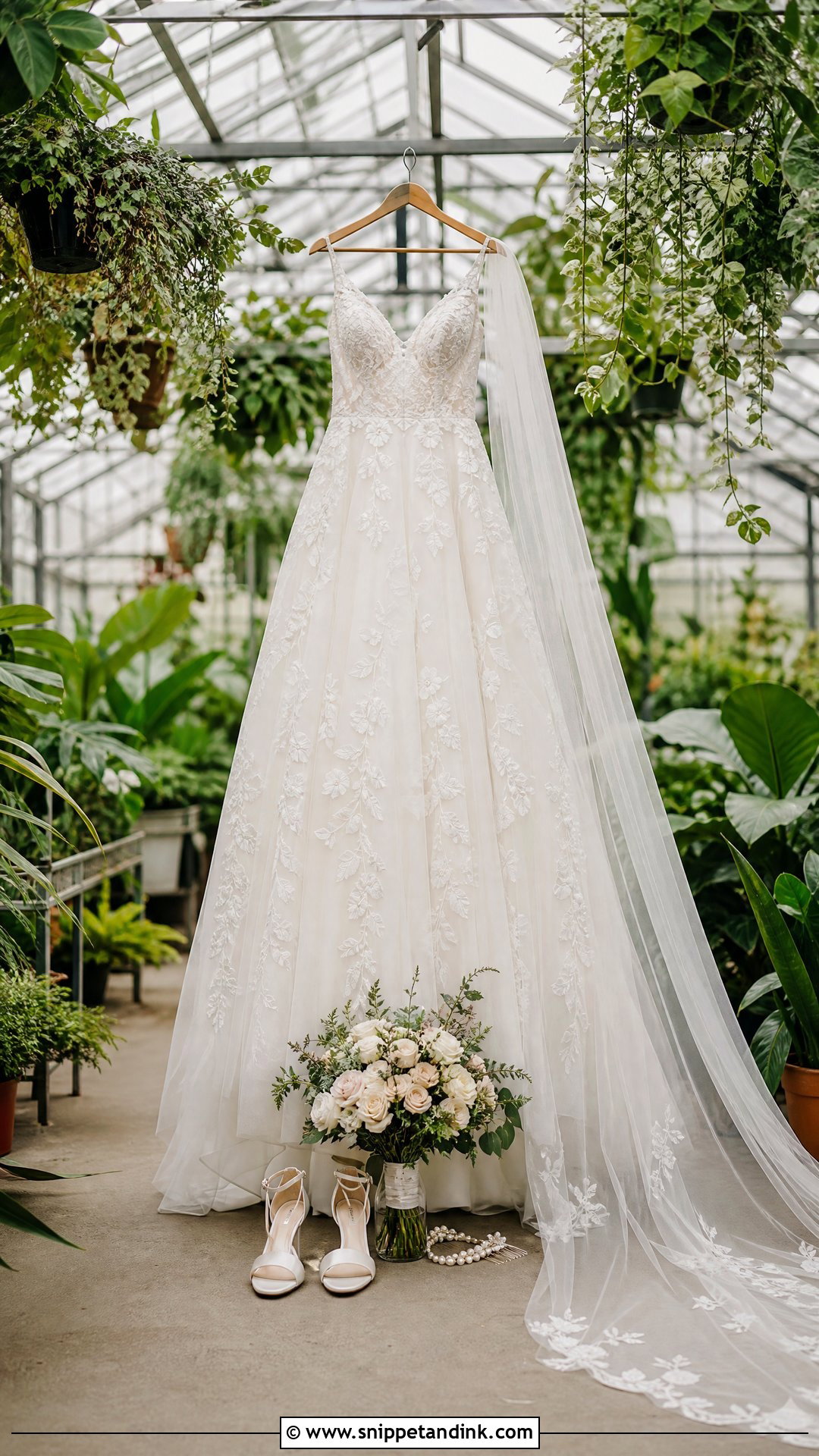 Greenhouse Wedding Dress Hanging Picture - Snippet and Ink - 20 Wedding Dress Hanging Pictures Ideas