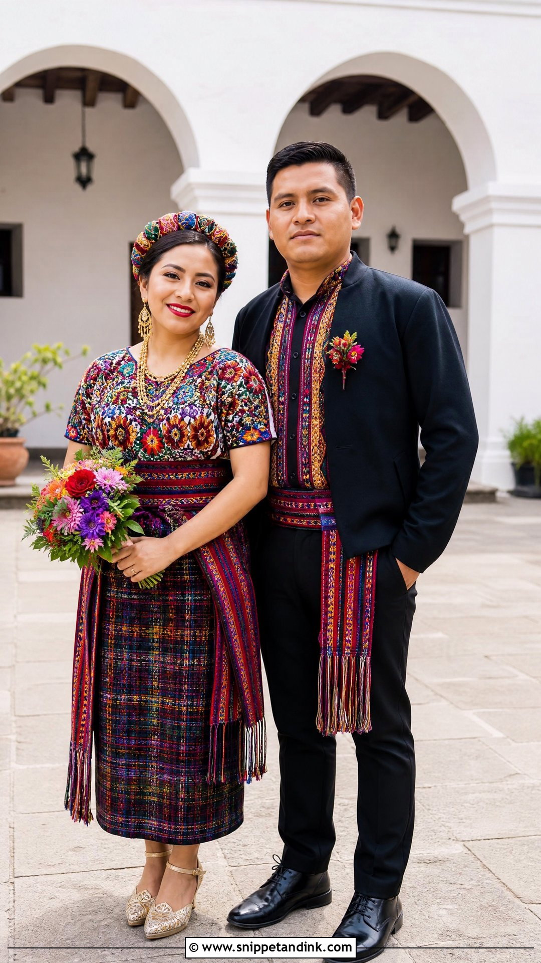 Guatemalan Huipil Traditional Wedding Attire - Snippet and Ink - 20 Traditional Wedding Attire for Couples Ideas