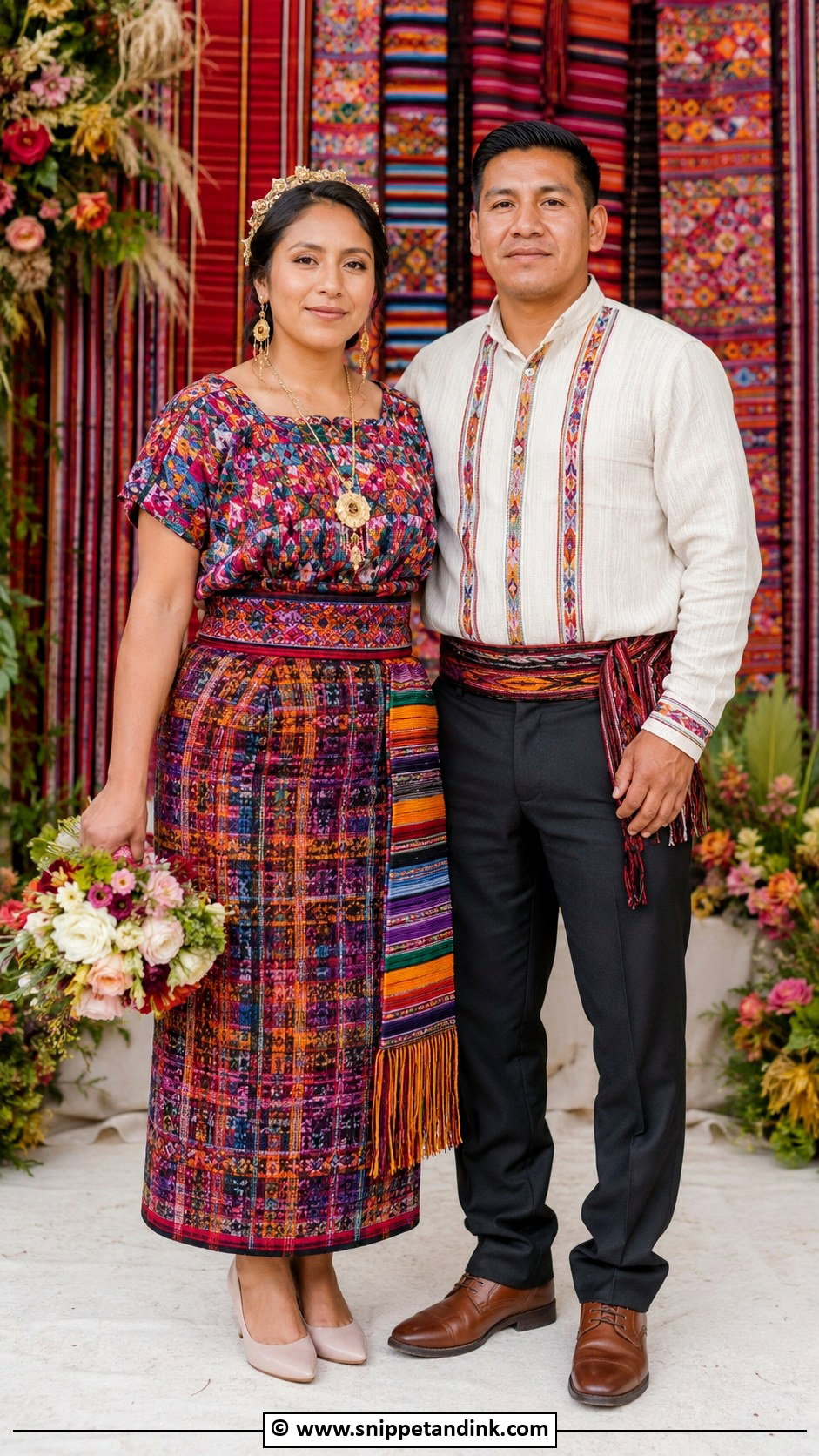 Guatemalan Huipil Wedding Attire - Snippet and Ink - 35 Traditional Wedding Attire Ideas