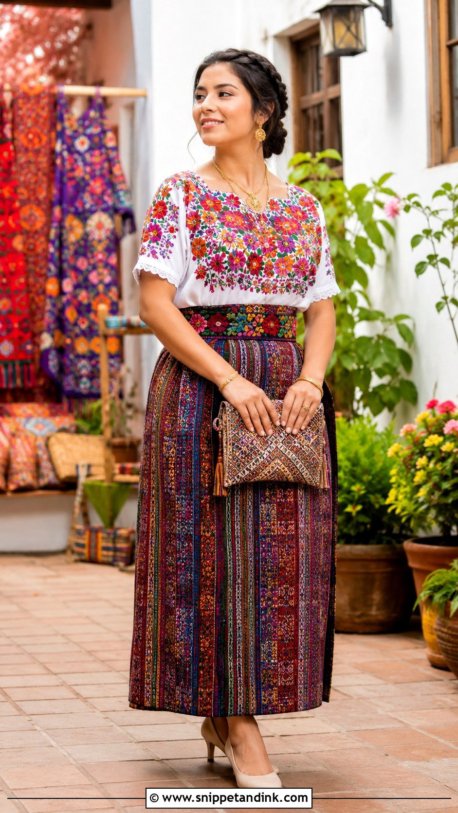 Guatemalan Huipil Wedding Dress - Snippet and Ink - 30 Traditional Wedding Dresses