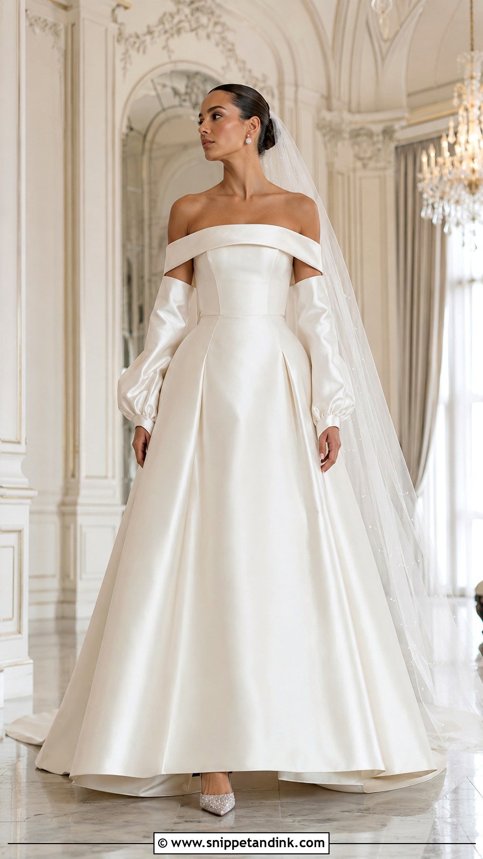 Gucci Off The Shoulder Wedding Dress - Snippet and Ink - 20 Gucci Wedding Dress Ideas