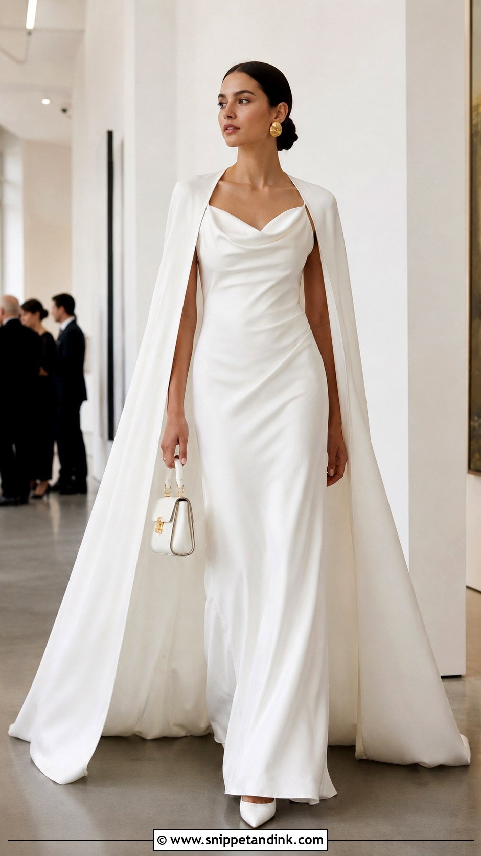 Gucci Satin Column Wedding Dress - Snippet and Ink - 20 Gucci Wedding Dress Ideas