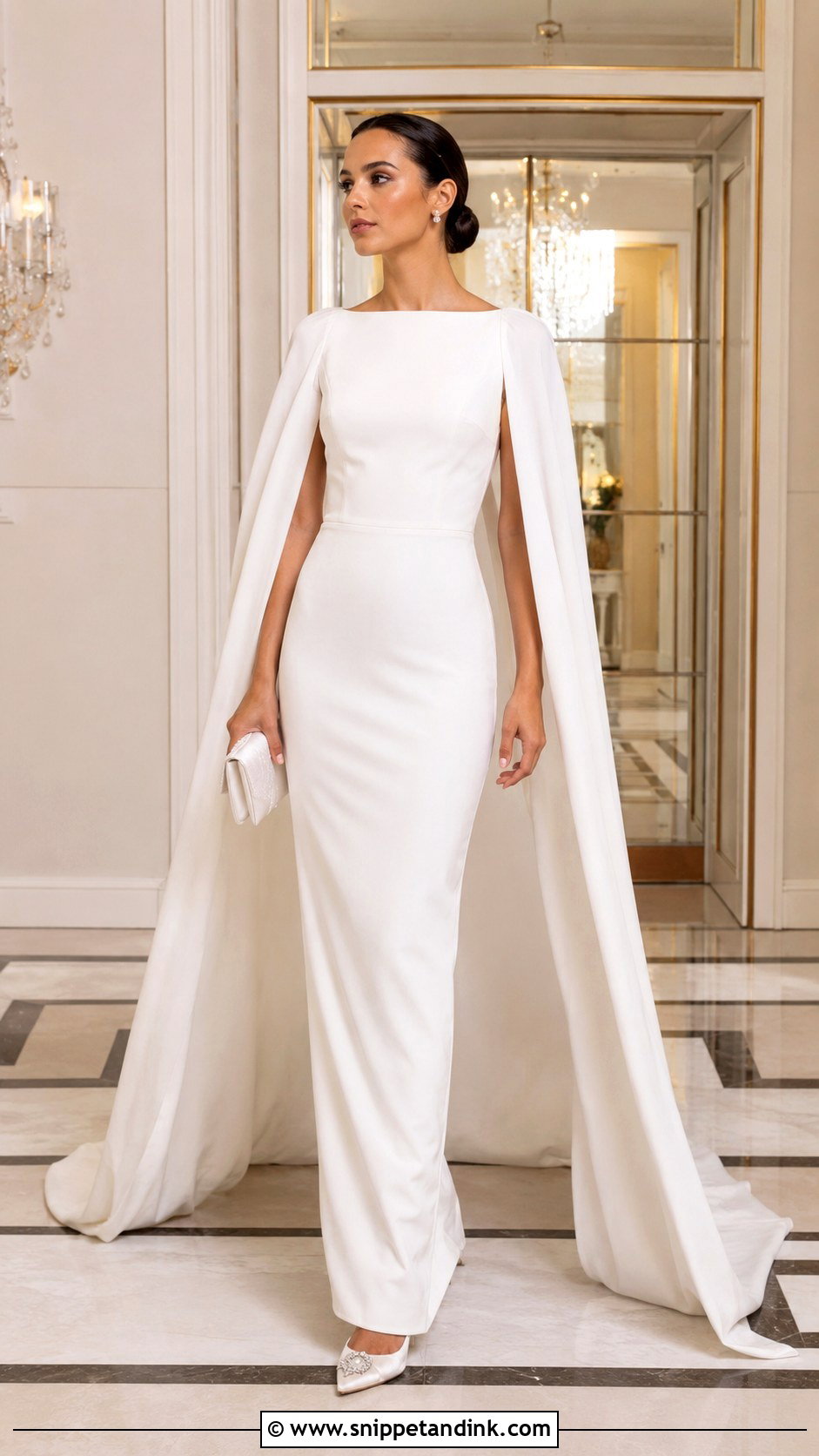 Guess Cape Sleeve Wedding Dress - Snippet and Ink - 20 Guess Wedding Dresses