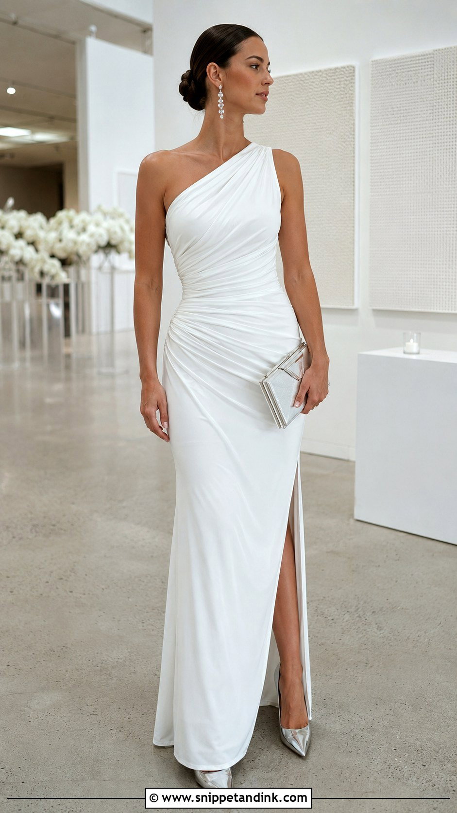 Guess One Shoulder Wedding Dress - Snippet and Ink - 20 Guess Wedding Dresses