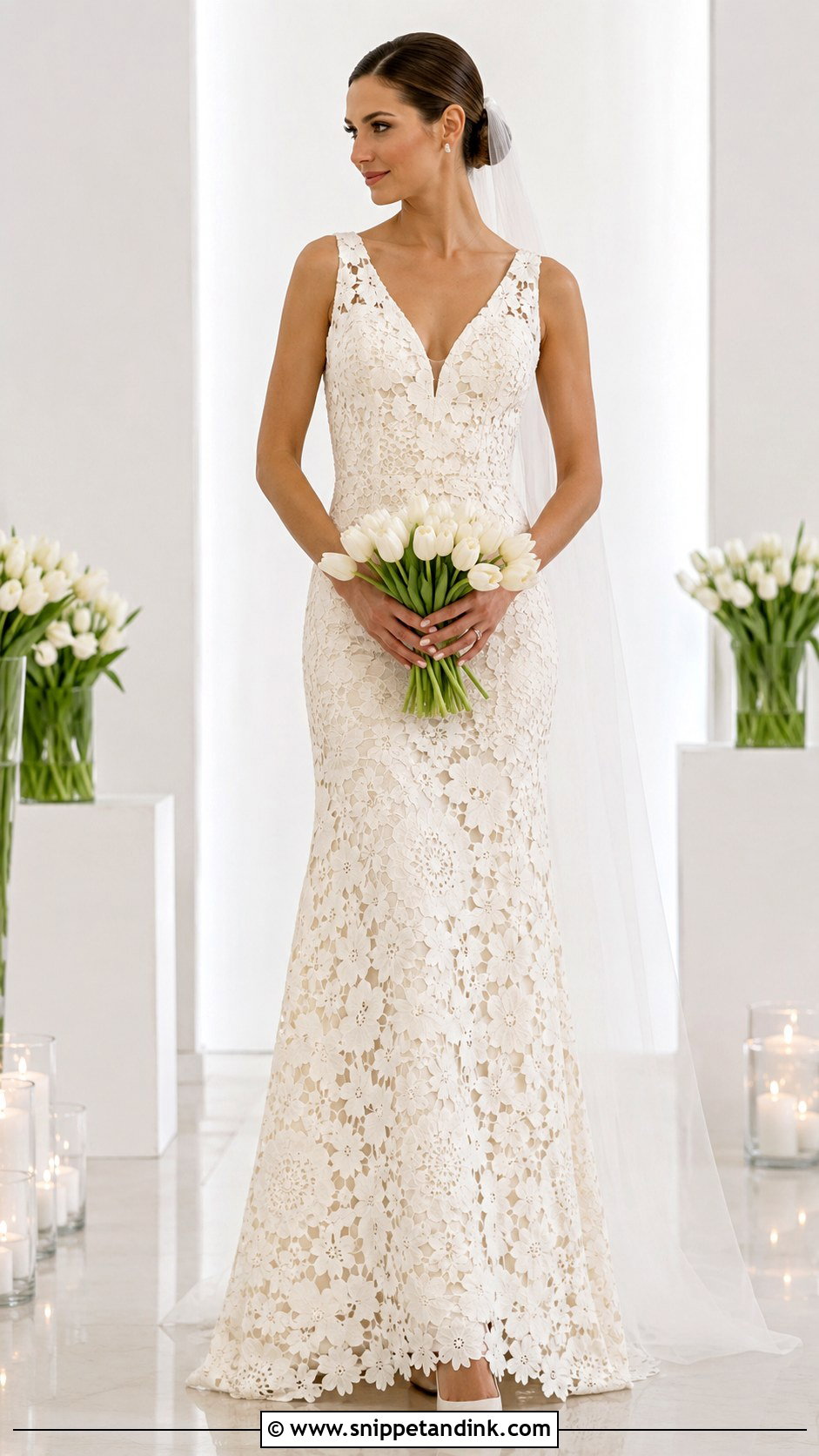 Guipure Lace Wedding Dress - Snippet and Ink - 20 Lace Traditional Wedding Dress Ideas