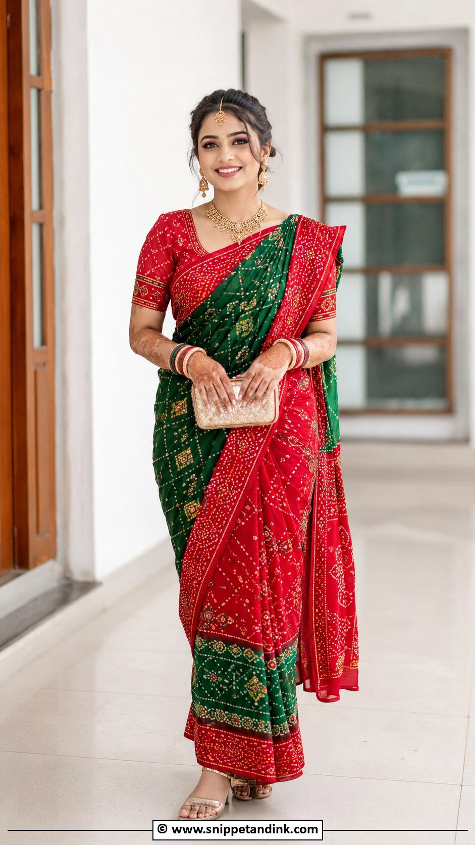 Gujarati Saree Court Marriage Outfit - Snippet and Ink - 25 Indian Court Marriage Outfit Ideas