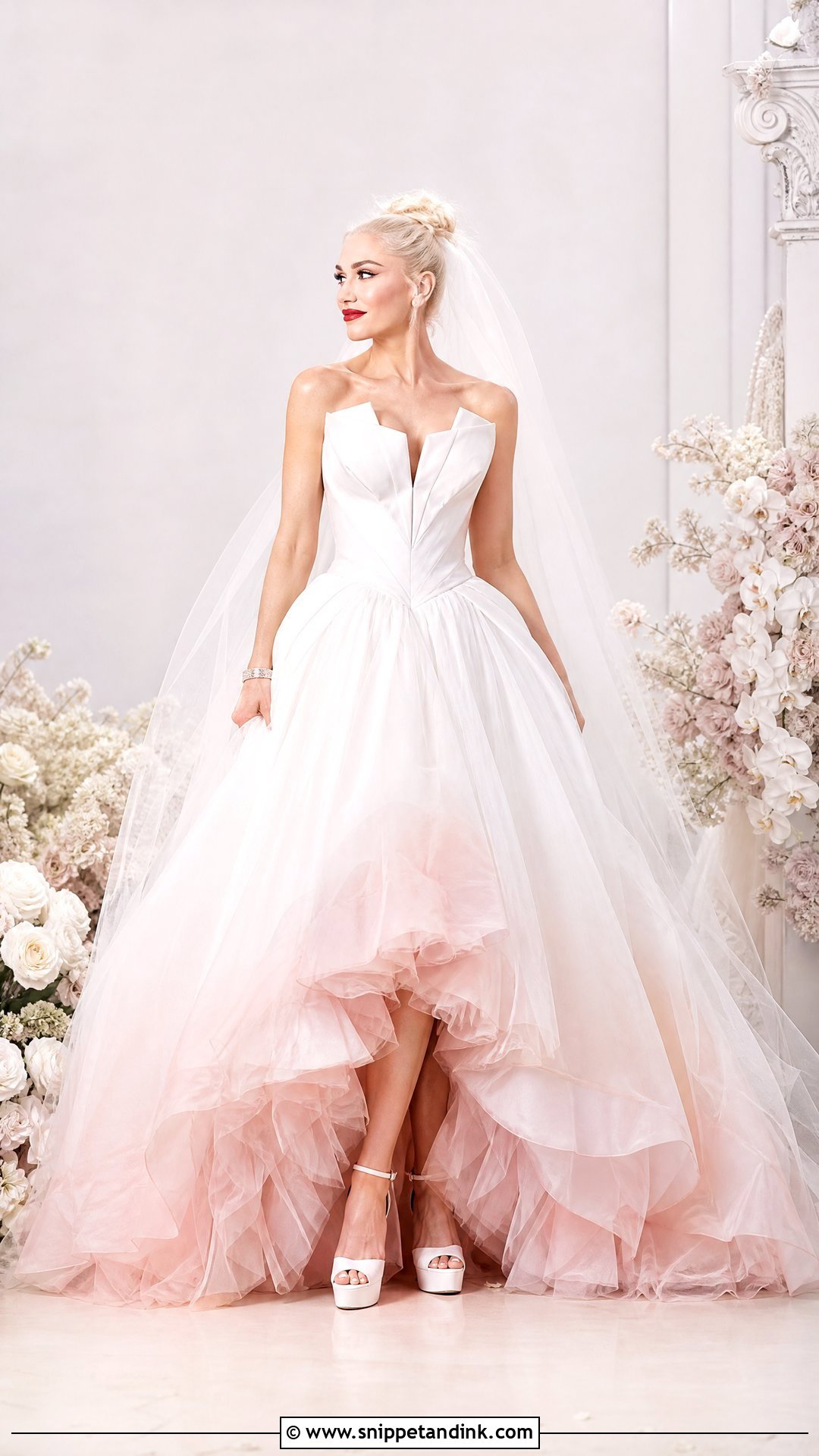 Gwen Stefani Wedding Dress - Snippet and Ink - 30 Iconic Wedding Dresses