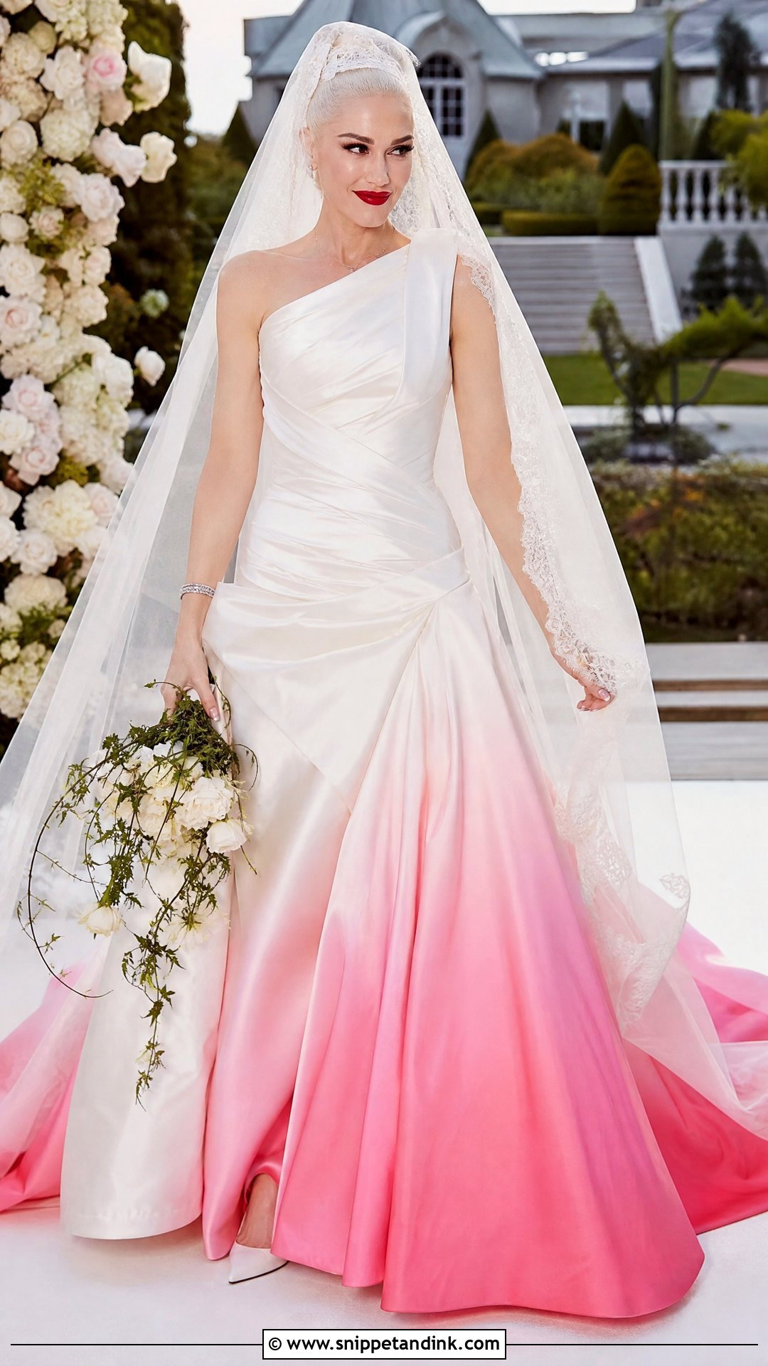 Gwen Stefani Wedding Dress - Snippet and Ink - 25 Famous Wedding Dresses