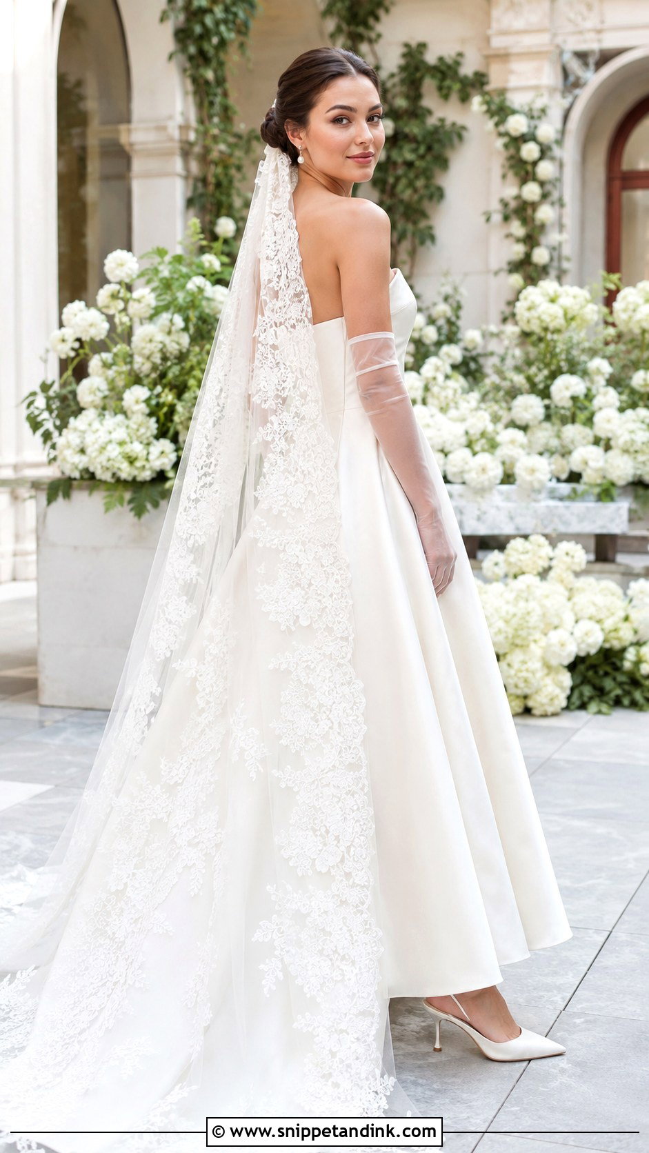 Hailee Steinfeld Chantilly Lace Veil Wedding Dress - Snippet and Ink - 20 Hailee Steinfeld Wedding Dress Ideas
