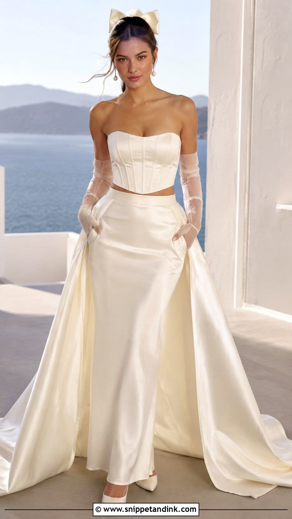 Hailee Steinfeld Two Piece Bridal Outfit - Snippet and Ink - 20 Hailee Steinfeld Wedding Dress Ideas