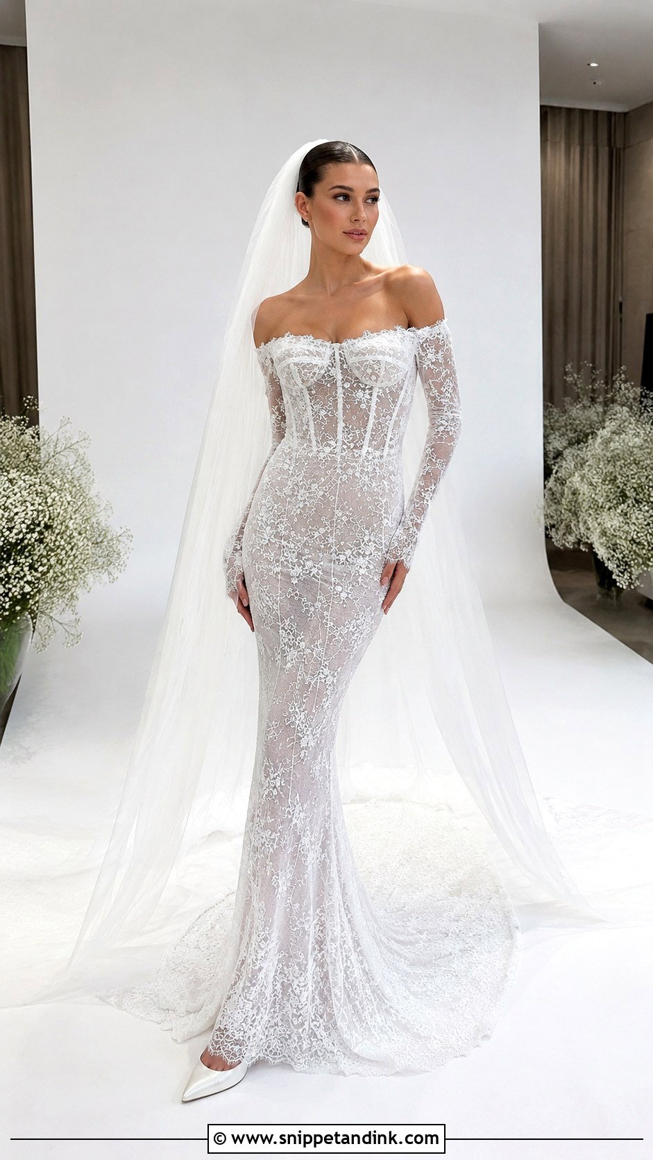 Hailey Bieber Wedding Dress - Snippet and Ink - 30 Celebrity Wedding Dresses