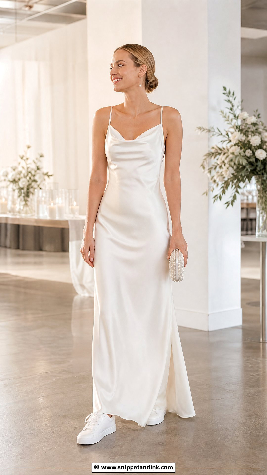 Hailey Bieber Wedding Dress With Sneakers - Snippet and Ink - 35 Hailey Bieber Wedding Dress Ideas