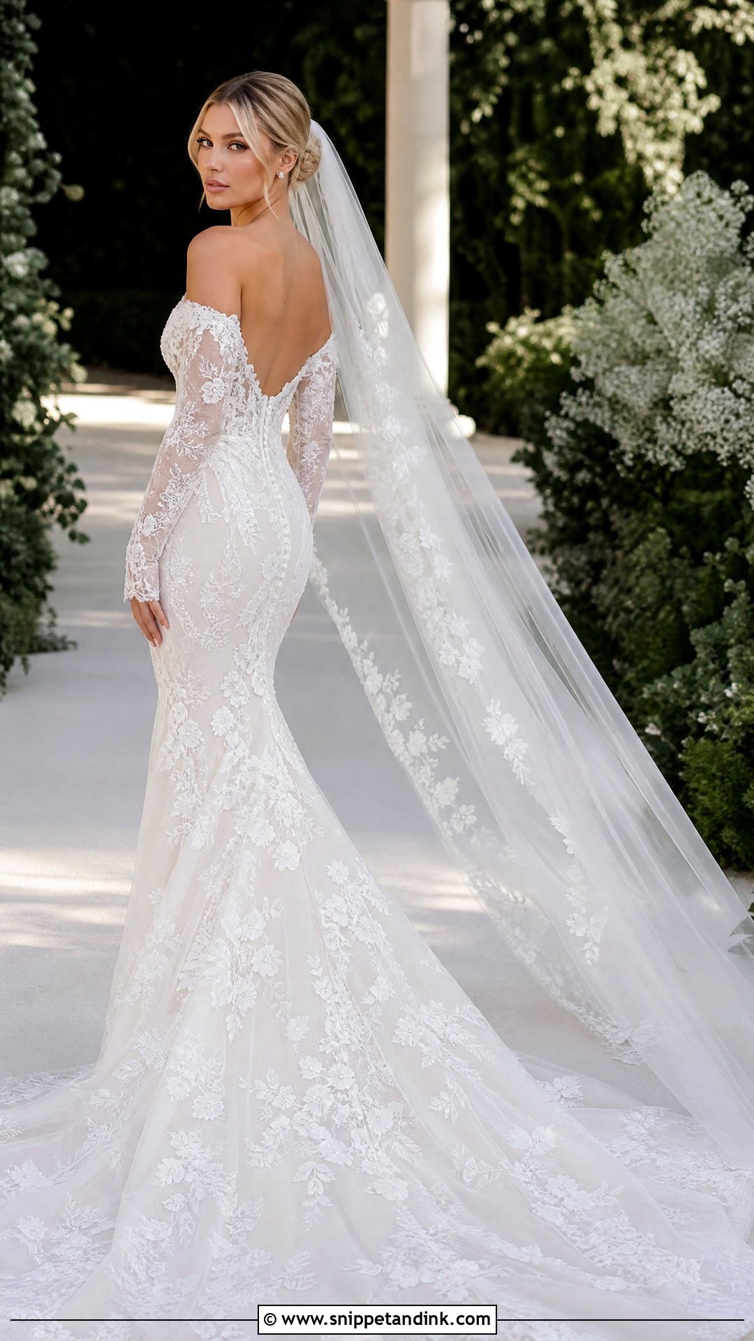 Hailey Bieber Wedding Dress - Snippet and Ink - 25 Famous Wedding Dresses