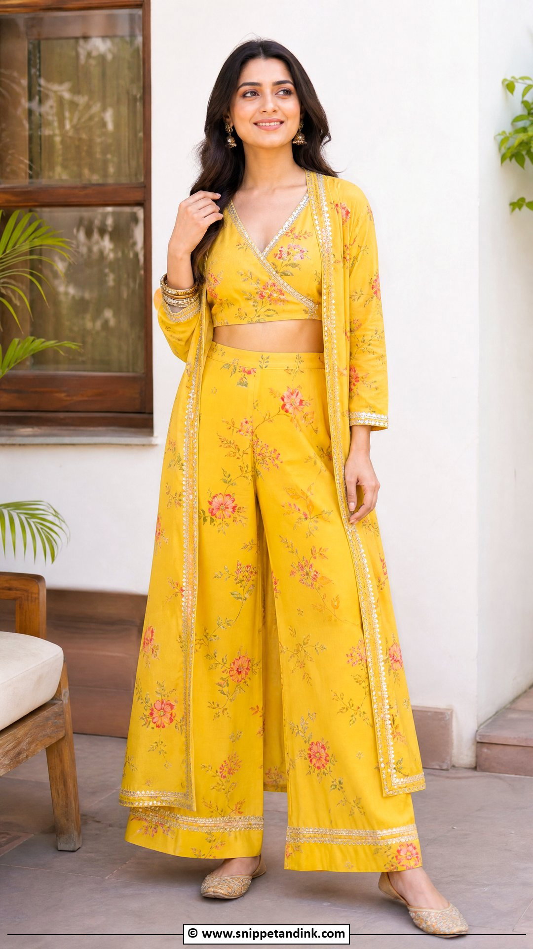 Haldi Co Ord Set - Snippet and Ink - 35 Latest Haldi Outfits