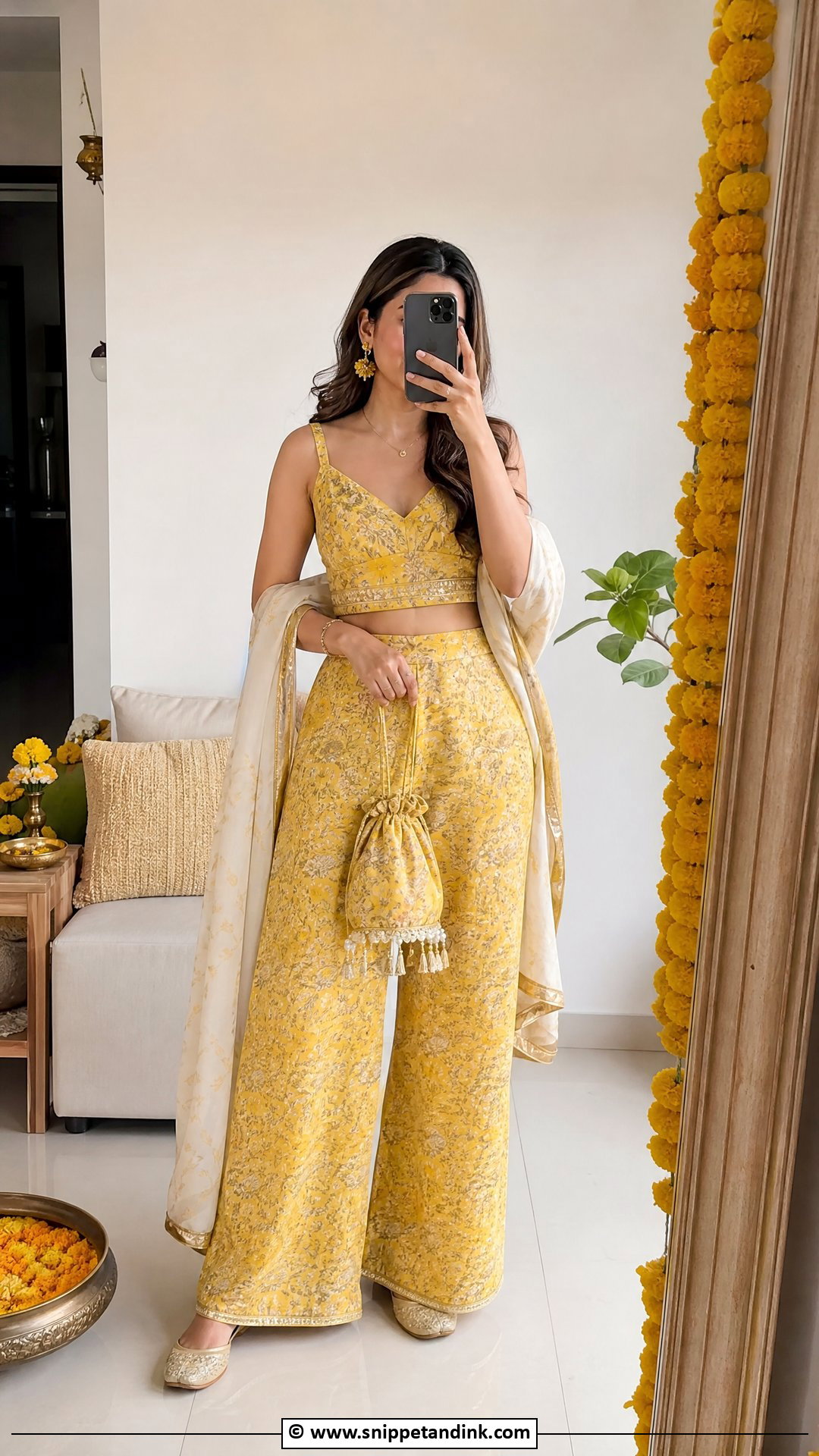 Haldi Co Ord Set Outfit - Snippet and Ink - 35 Haldi Ceremony Outfit Ideas