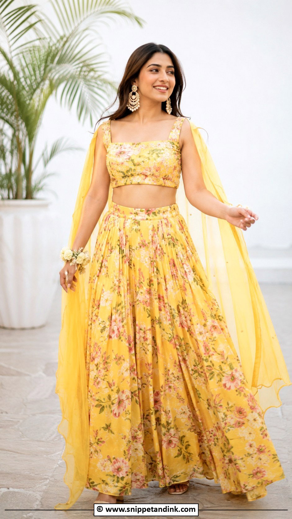 Haldi Co Ord Set - Snippet and Ink - 30 Haldi Dress Ideas for Bride