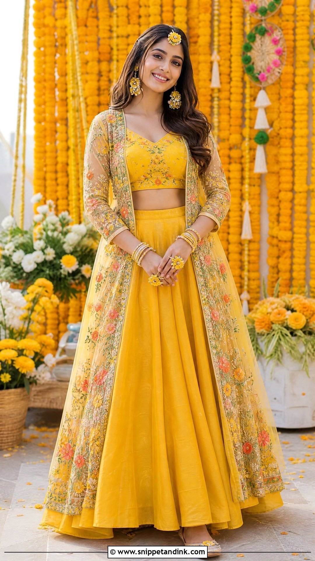 Haldi Jacket Lehenga For Bride - Snippet and Ink - 25 Haldi Function Dress for Bride Ideas