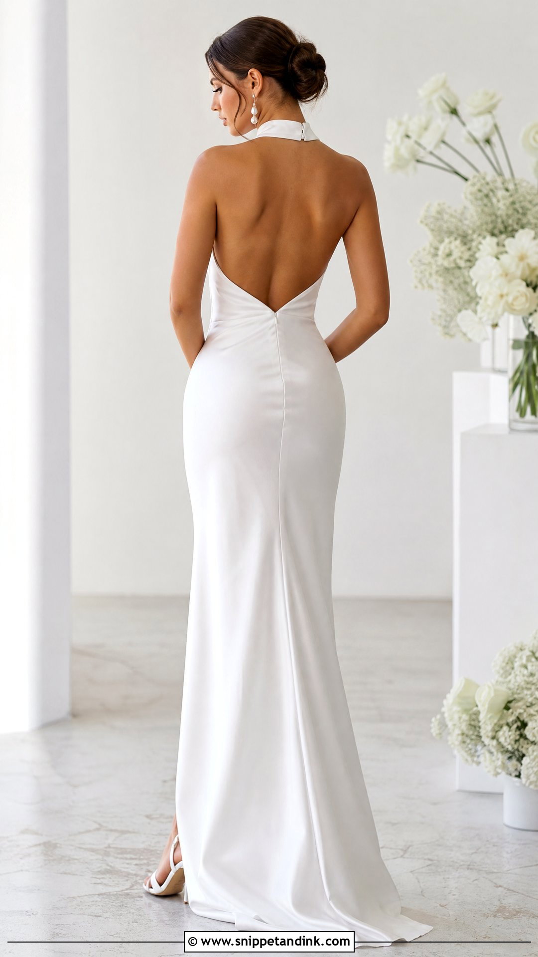 Halter Back Wedding Dress - Snippet and Ink - 25 Wedding Dress Back Ideas