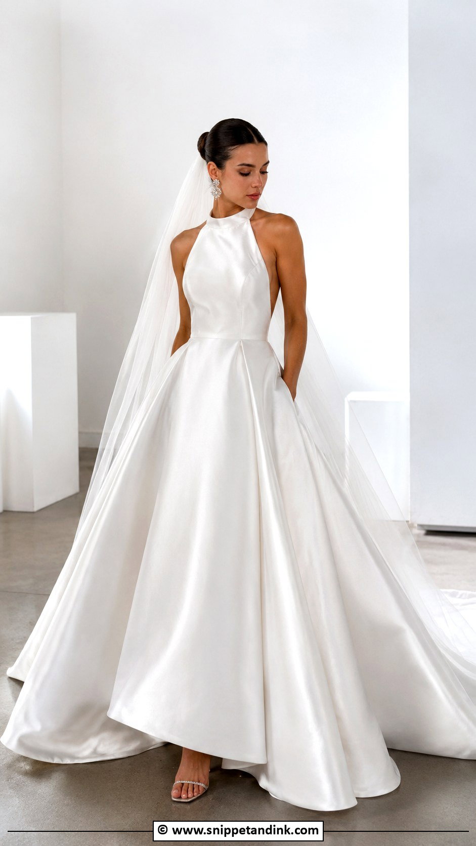 Halter Ball Gown Wedding Dress - Snippet and Ink - 30 Wedding Dresses Ball Gown