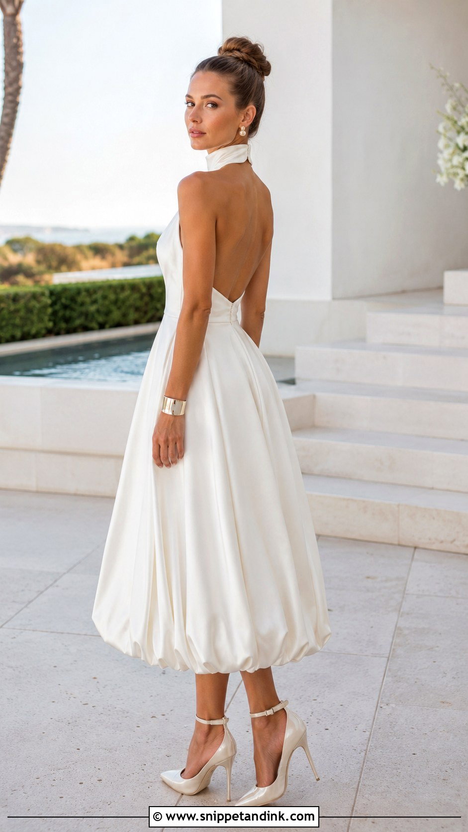 Halter Balloon Wedding Dress - Snippet and Ink - 20 Balloon Wedding Dress Ideas