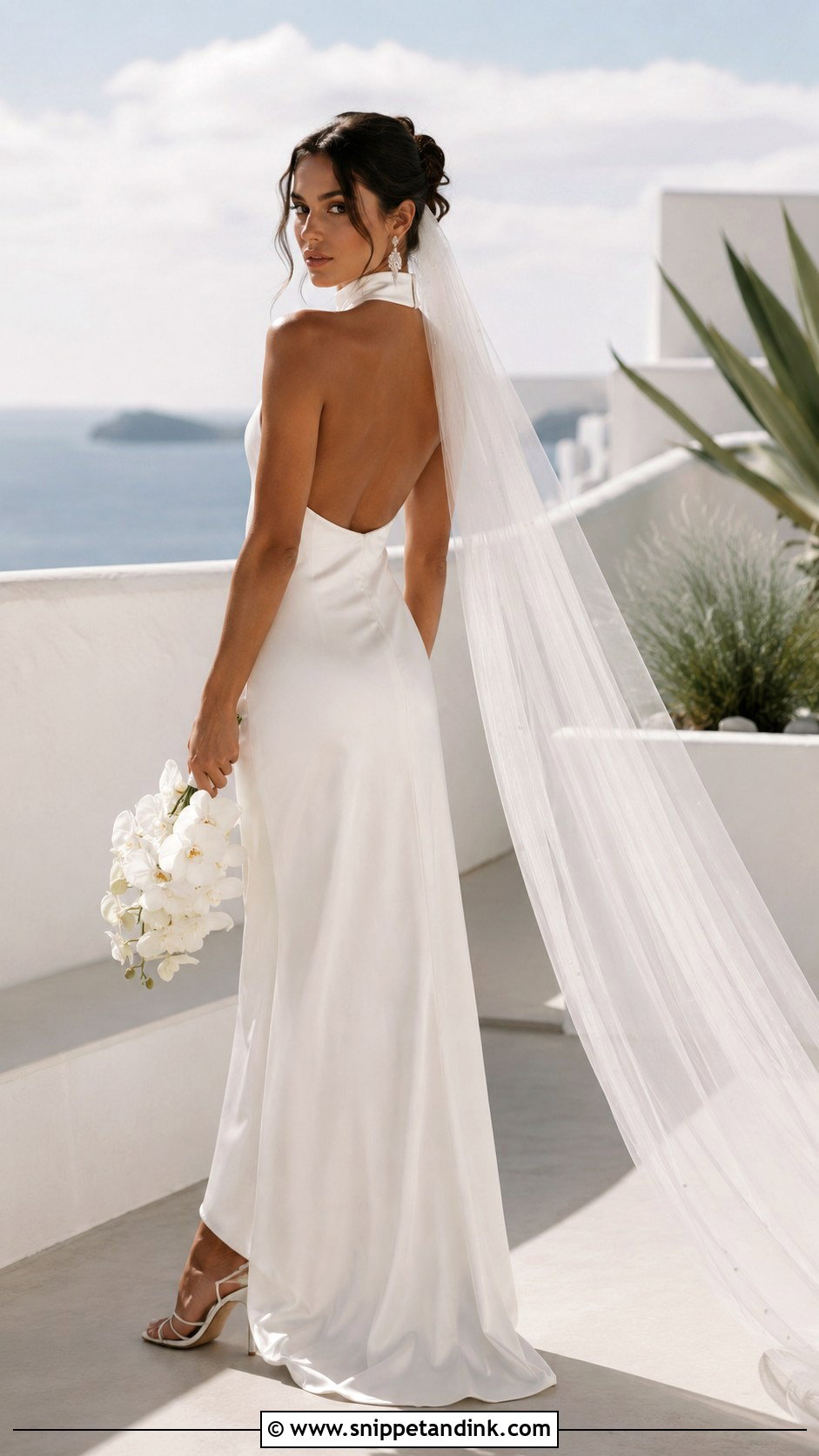 Halter Bridal Gown - Snippet and Ink - 25 Bridal Gown Styles