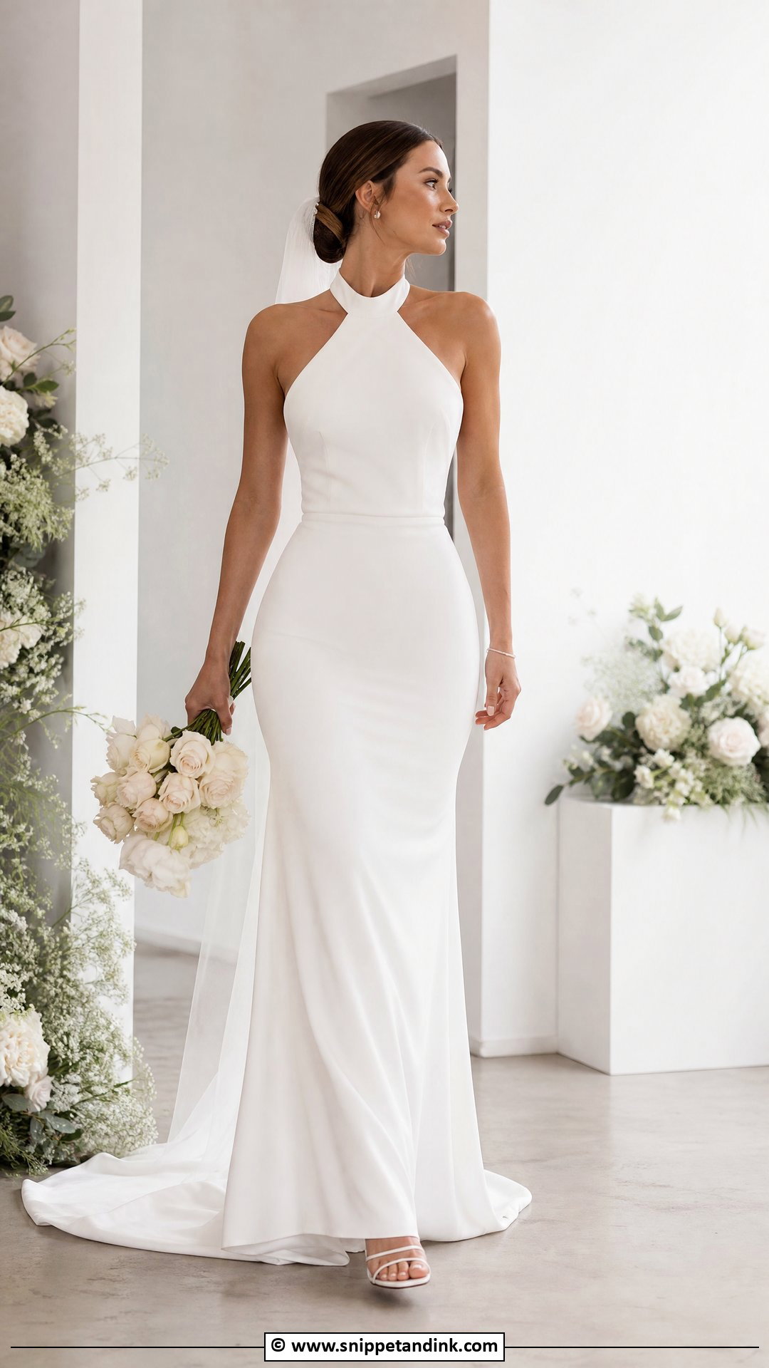 Halter Bridal Gown - Snippet and Ink - 35 Bridal Gowns