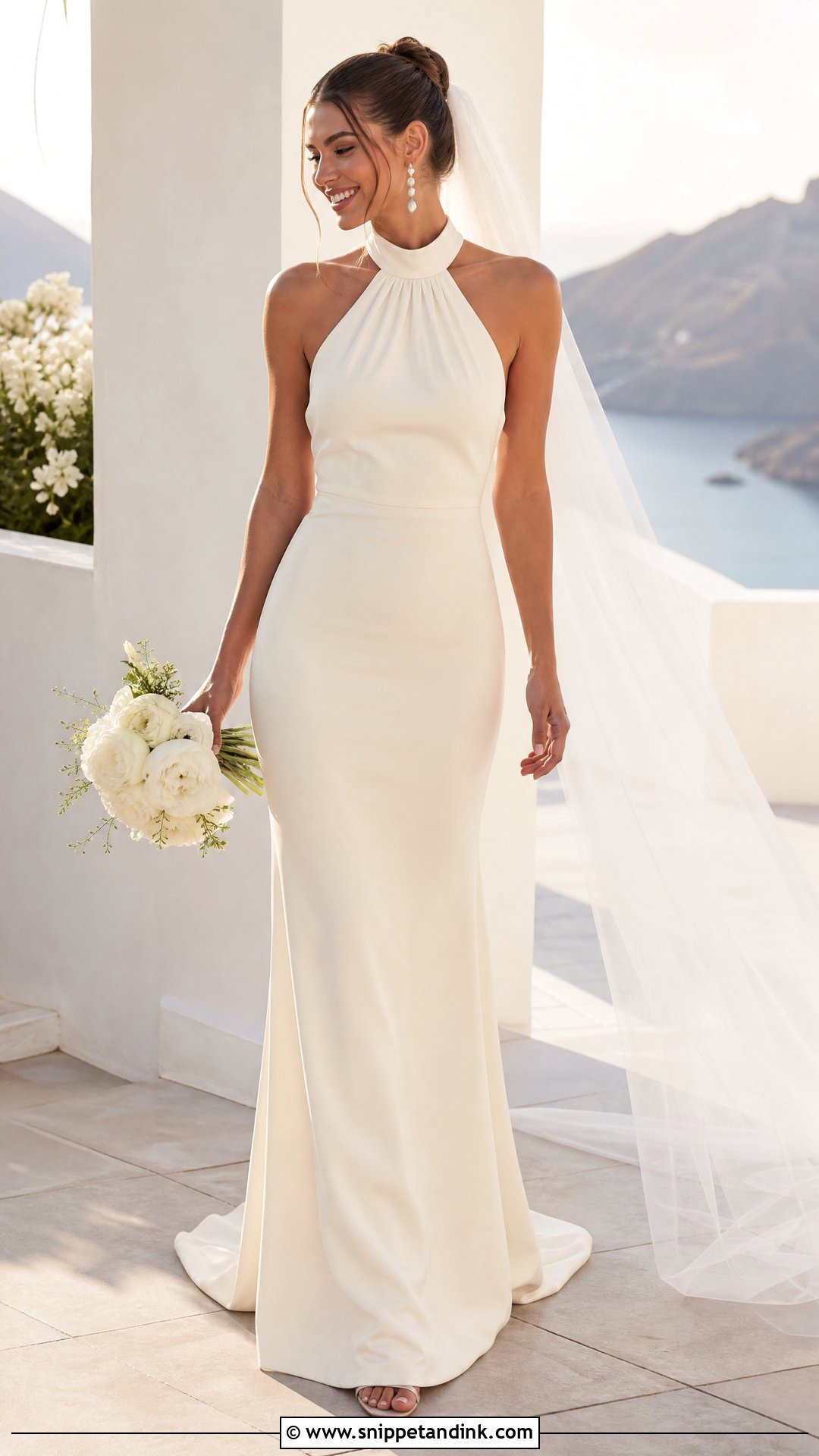 Halter Gown Wedding Dress - Snippet and Ink - 25 Gown Wedding Dress Ideas