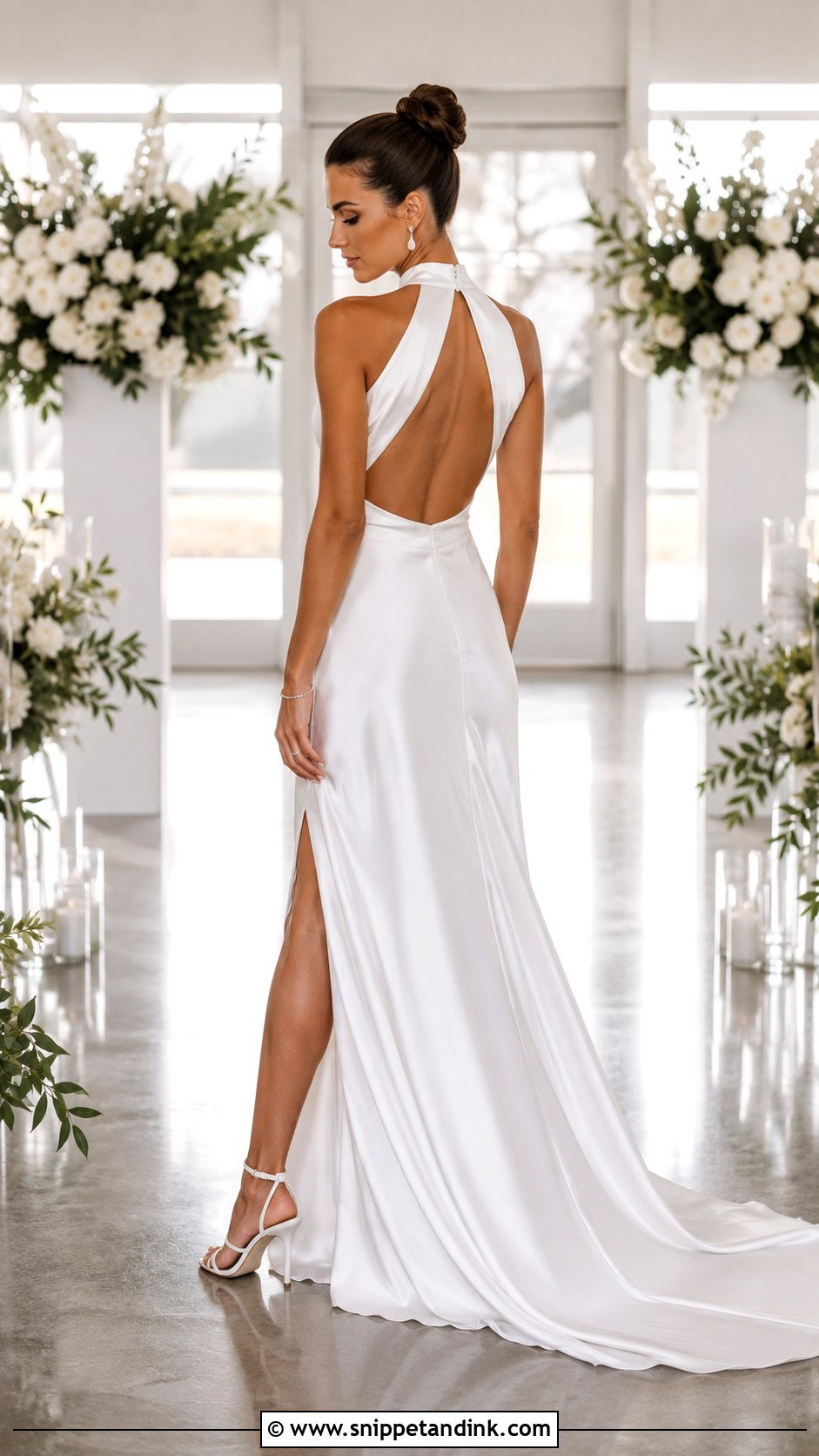 Halter Keyhole Wedding Dress - Snippet and Ink - 20 Keyhole Wedding Dress Ideas