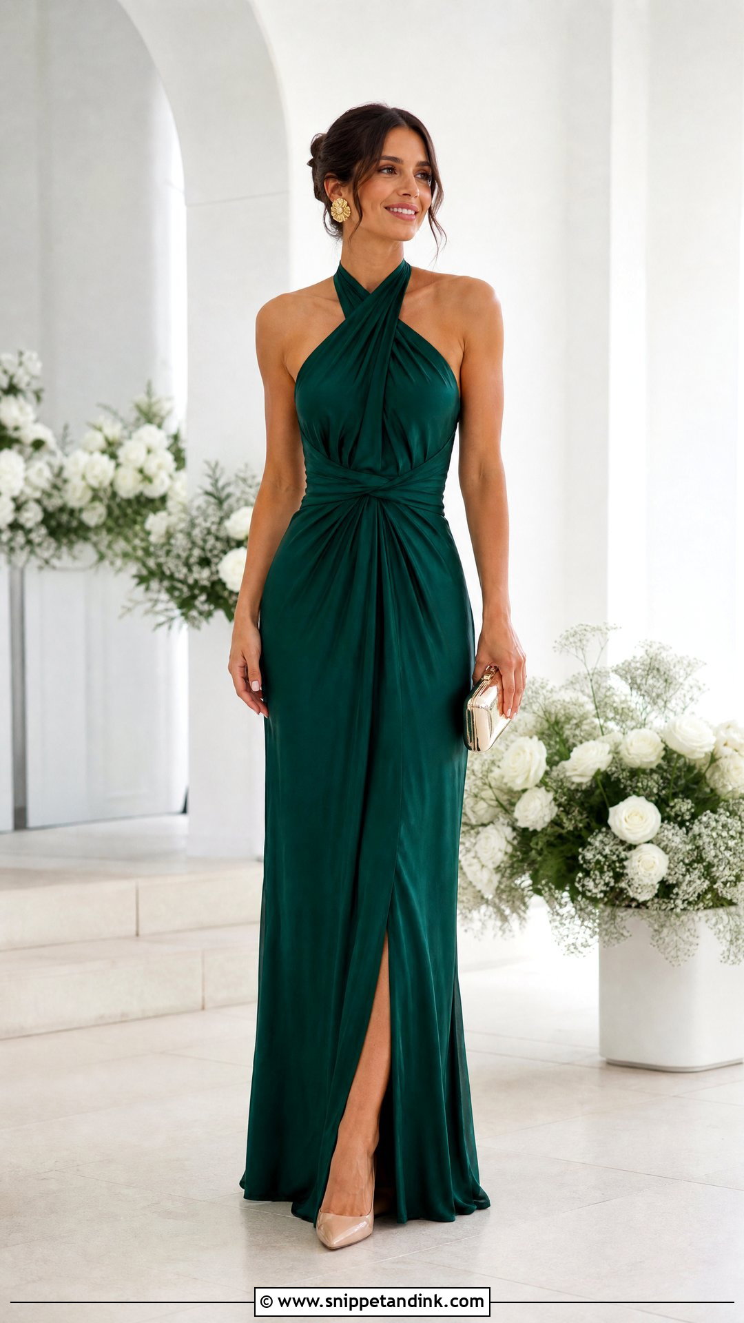 Halter Maid Of Honor Dress - Snippet and Ink - 25 Wedding Maid of Honor Dresses