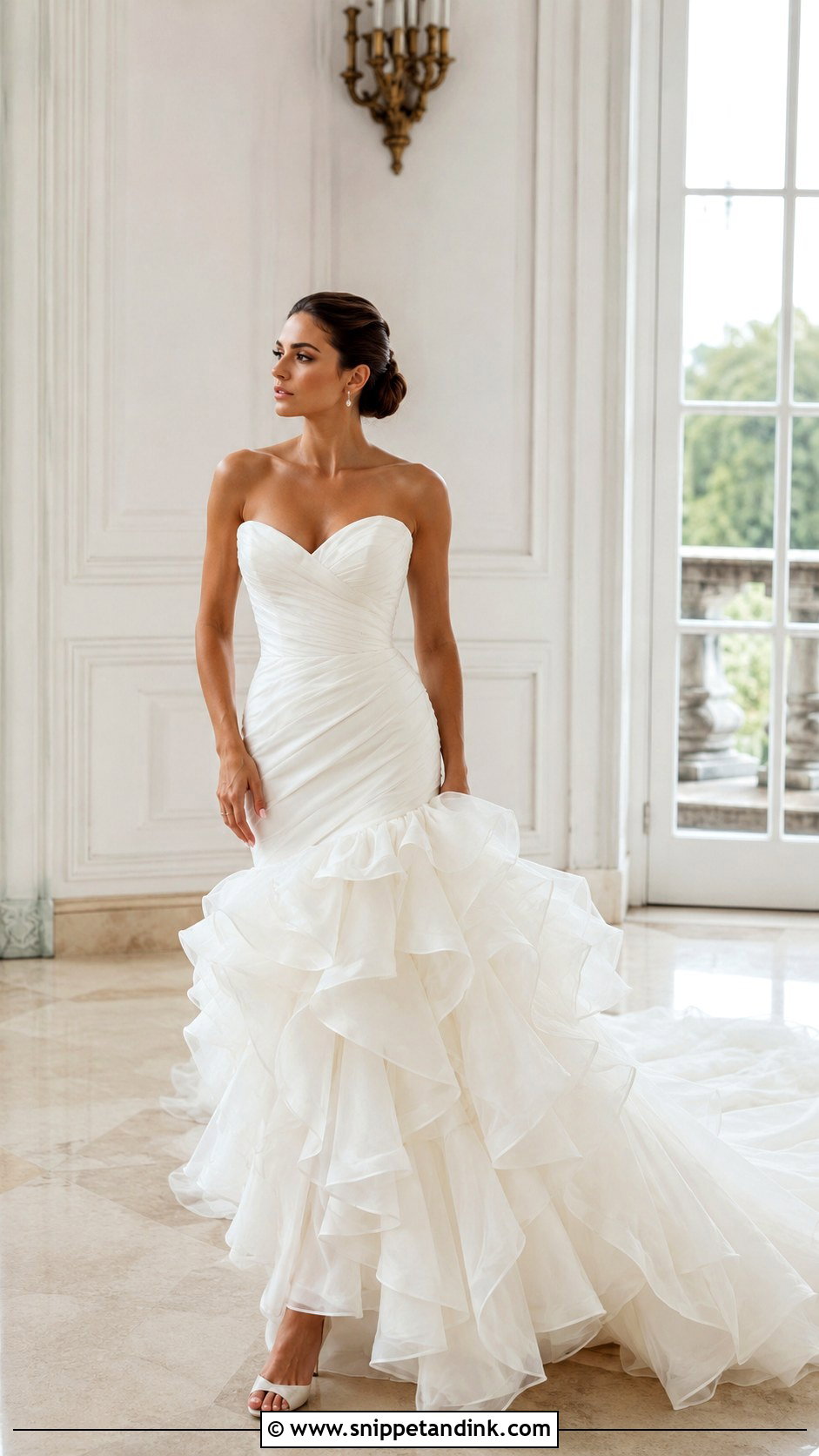 Halter Mermaid Wedding Dress With Train - Snippet and Ink - 25 Mermaid Wedding Dress with Train Ideas