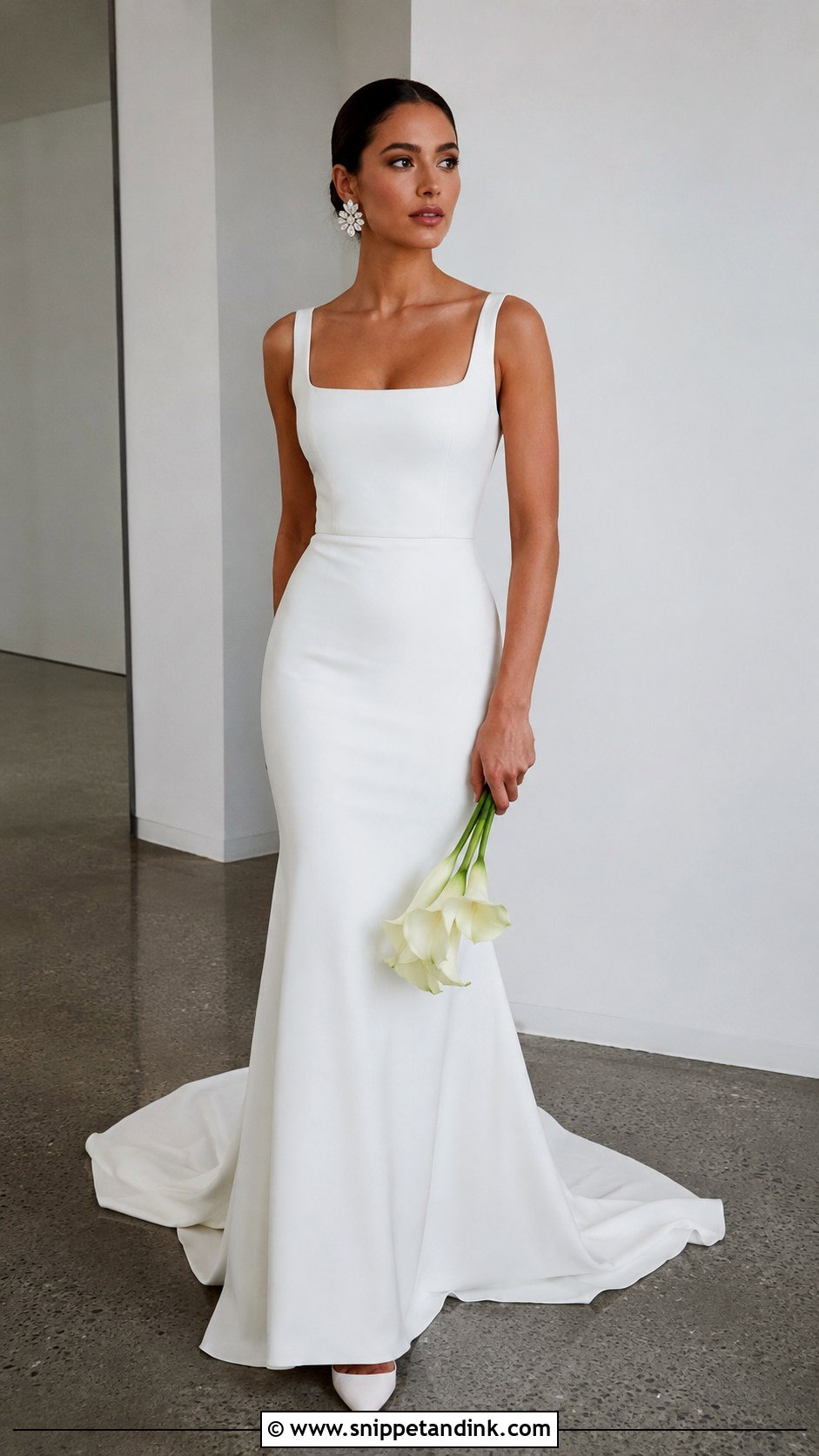 Halter Mermaid Wedding Gown - Snippet and Ink - 25 Mermaid Wedding Gown Ideas