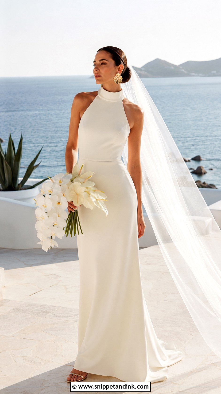 Halter Mexico Wedding Dress - Snippet and Ink - 20 Mexico Wedding Dress Ideas