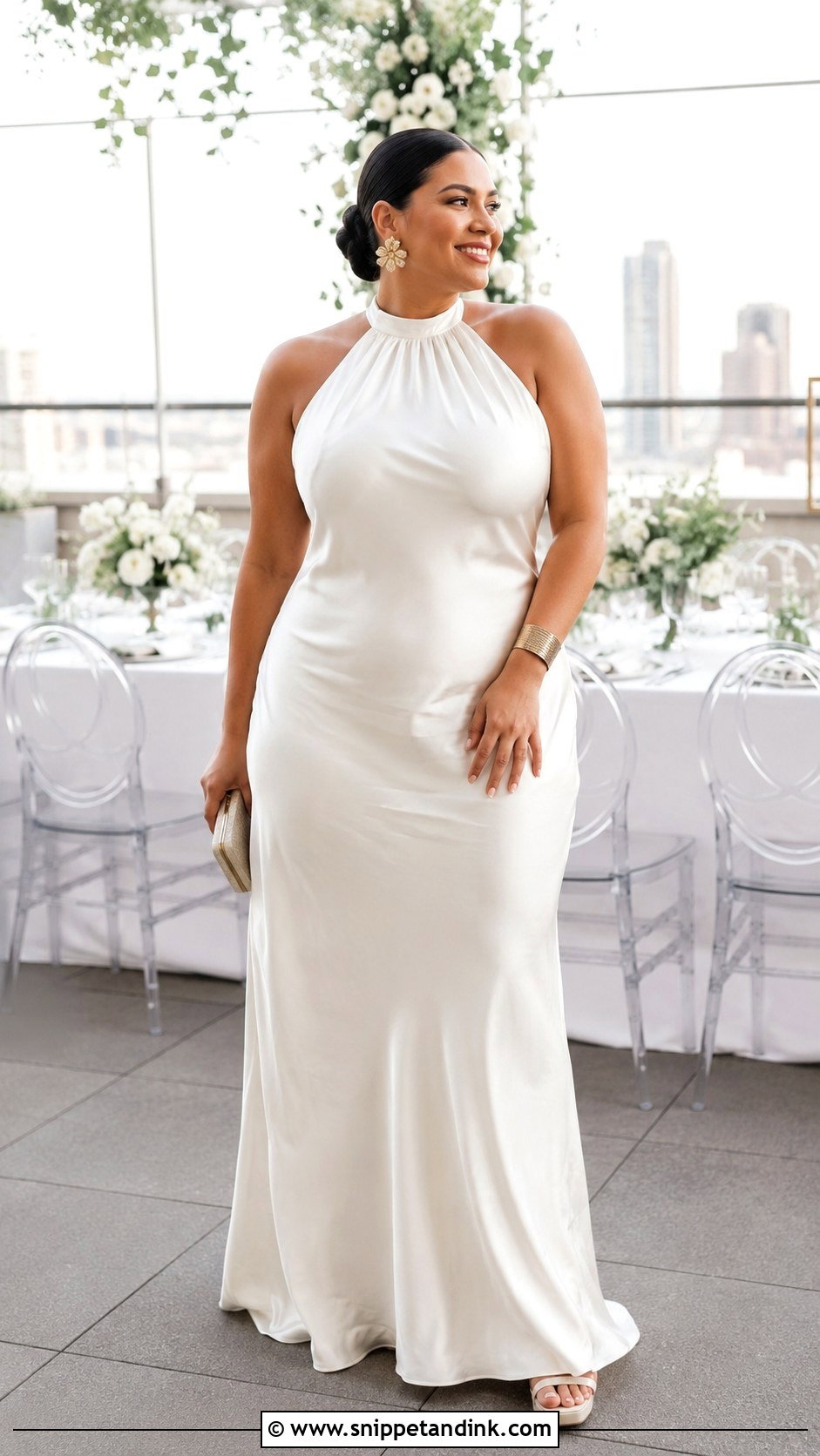 Halter Neck After Party Wedding Dress - Snippet and Ink - 20 After Party Wedding Dress Long Ideas
