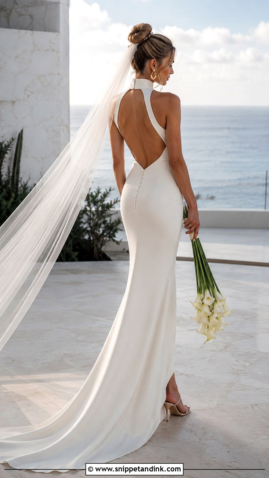 Halter Neck Bridal Gown - Snippet and Ink - 20 Bridal Frocks Gowns Wedding Dresses