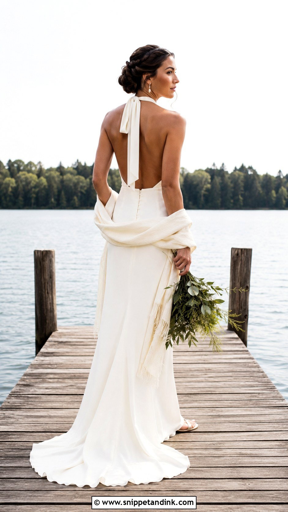 Halter Neck Camp Wedding Dress - Snippet and Ink - 20 Camp Wedding Dress Ideas