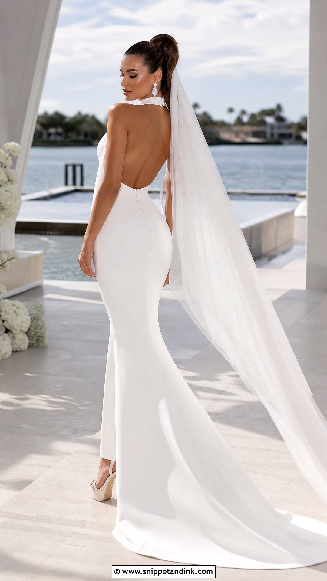 Halter Neck Mermaid Wedding Dress - Snippet and Ink - 20 Neck Wedding Dress Ideas