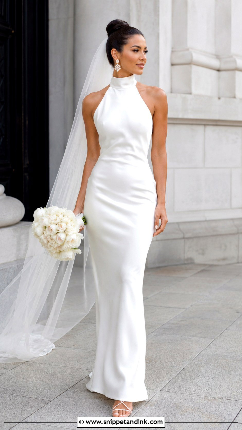 Halter Neck Wedding Dress - Snippet and Ink - 25 Wedding Dress Neckline Ideas