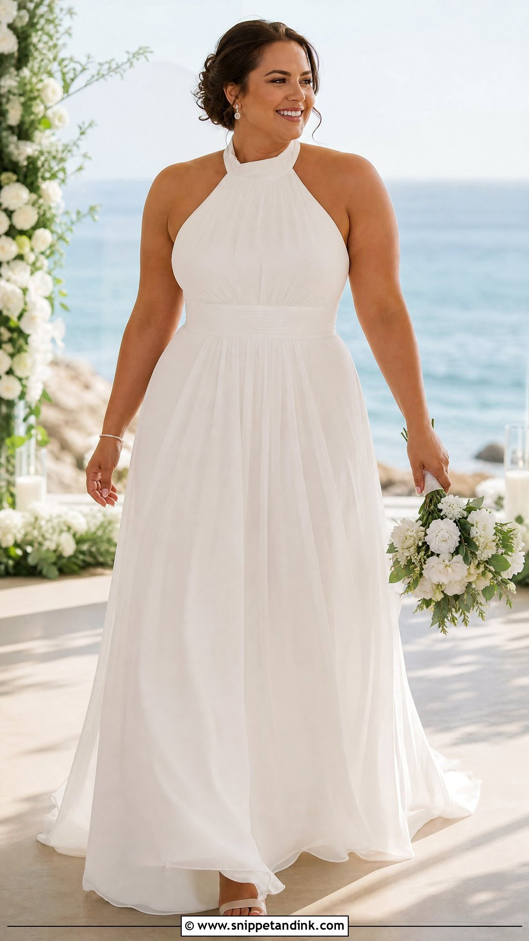 Halter Neck Wedding Dress - Snippet and Ink - 25 Wedding Dresses for Big Busts
