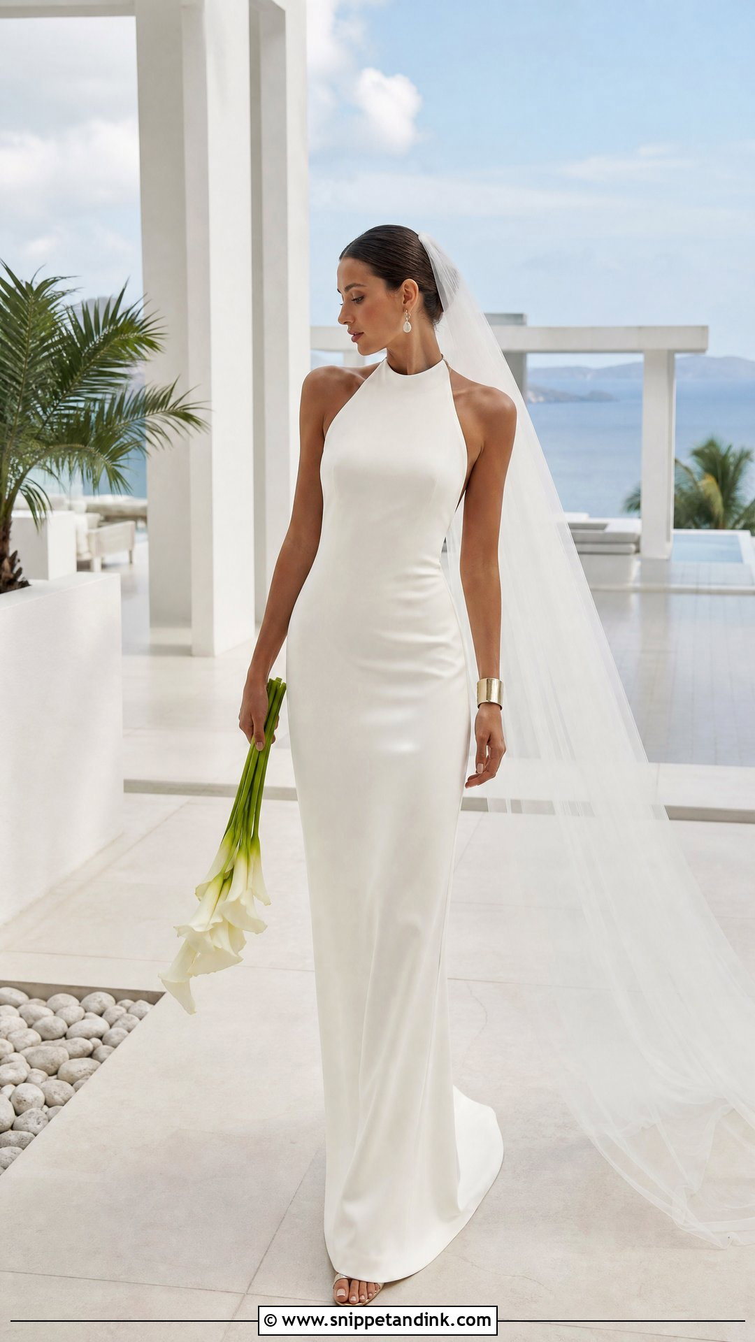 Halter Neck Wedding Dress - Snippet and Ink - 20 Vogue Wedding Dress Ideas