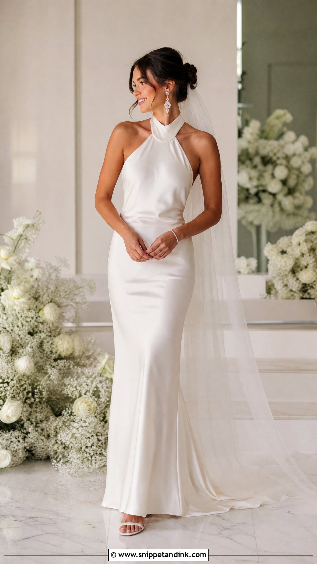 Halter Neck Wedding Dress - Snippet and Ink - 20 Wedding Dresses Neckline