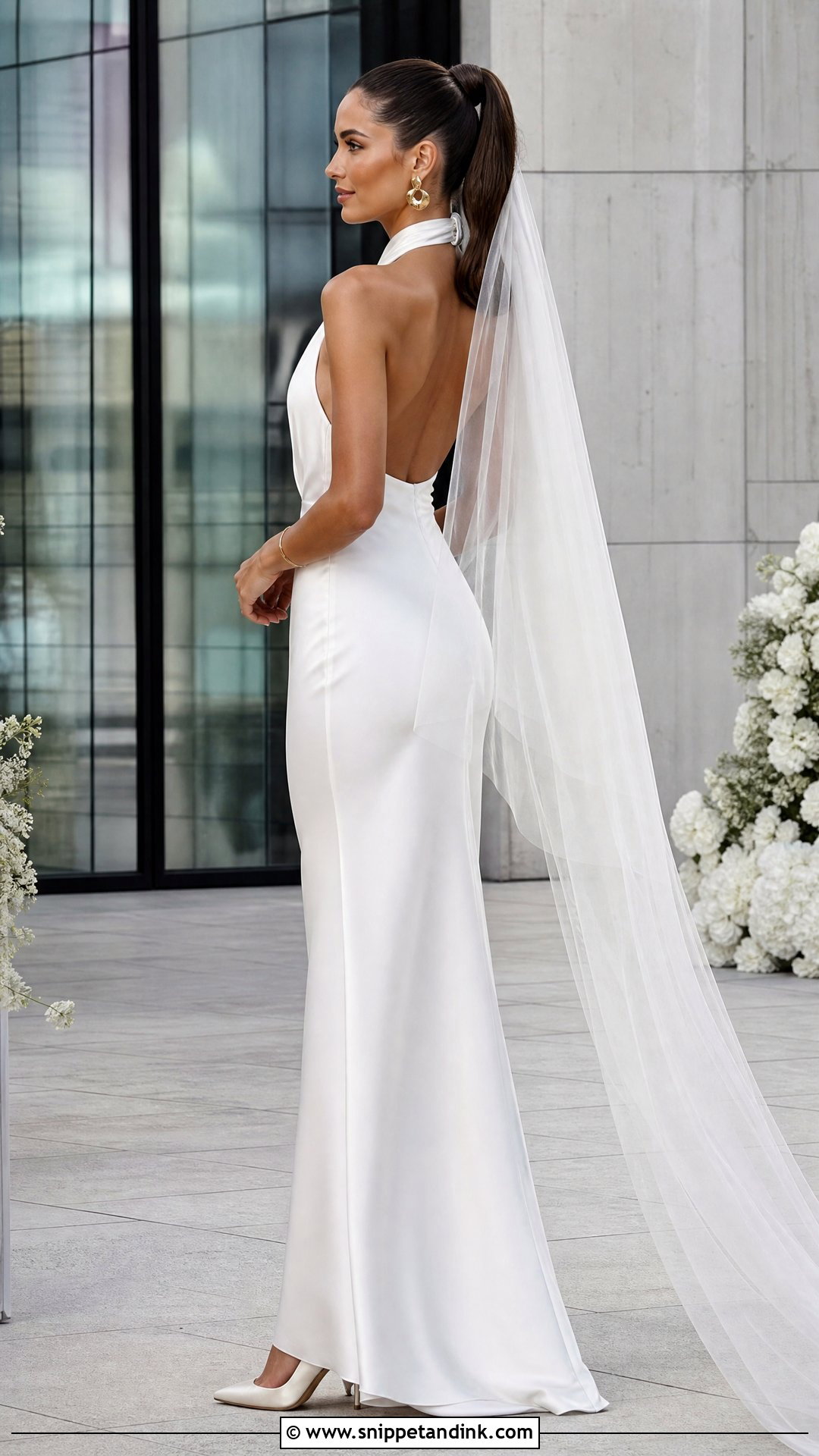 Halter Neck Wedding Dress - Snippet and Ink - 20 Wedding Dresses Photos