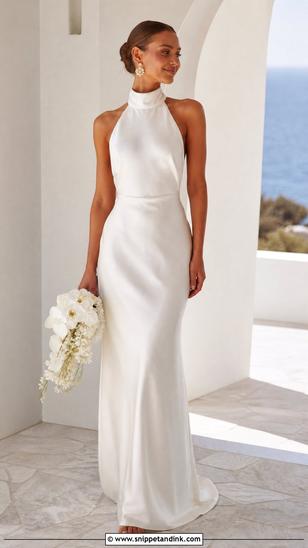 Halter Neck Wedding Gown - Snippet and Ink - 25 Elegant Wedding Gown Ideas