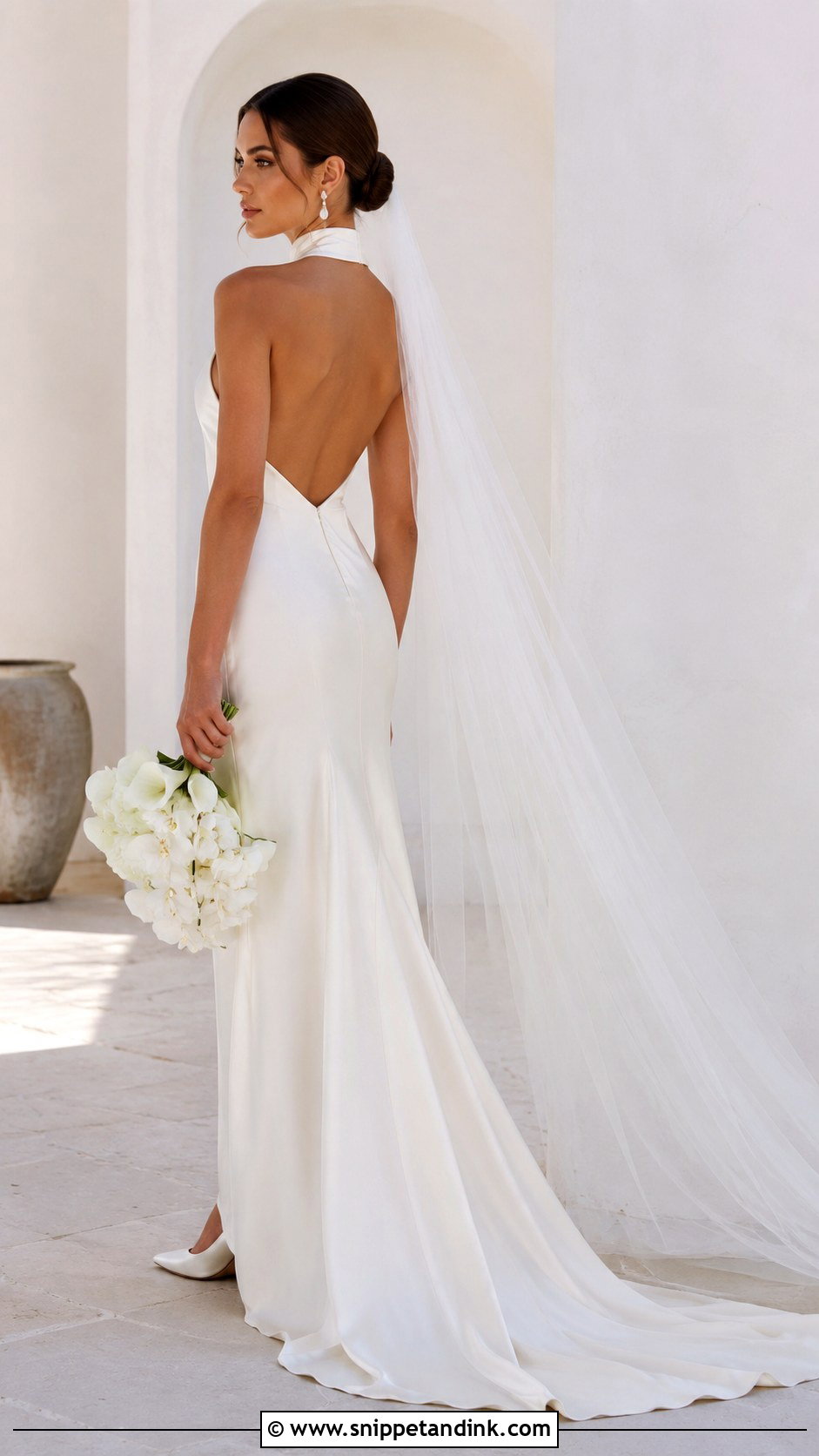 Halter Neck Wedding Gown - Snippet and Ink - 25 Beautiful Wedding Gowns