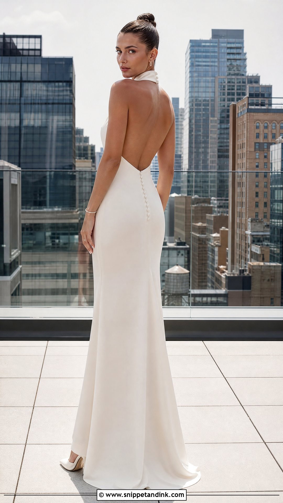 Halter Neck Wedding Gown - Snippet and Ink - 20 Simple Wedding Gowns Elegant Classy
